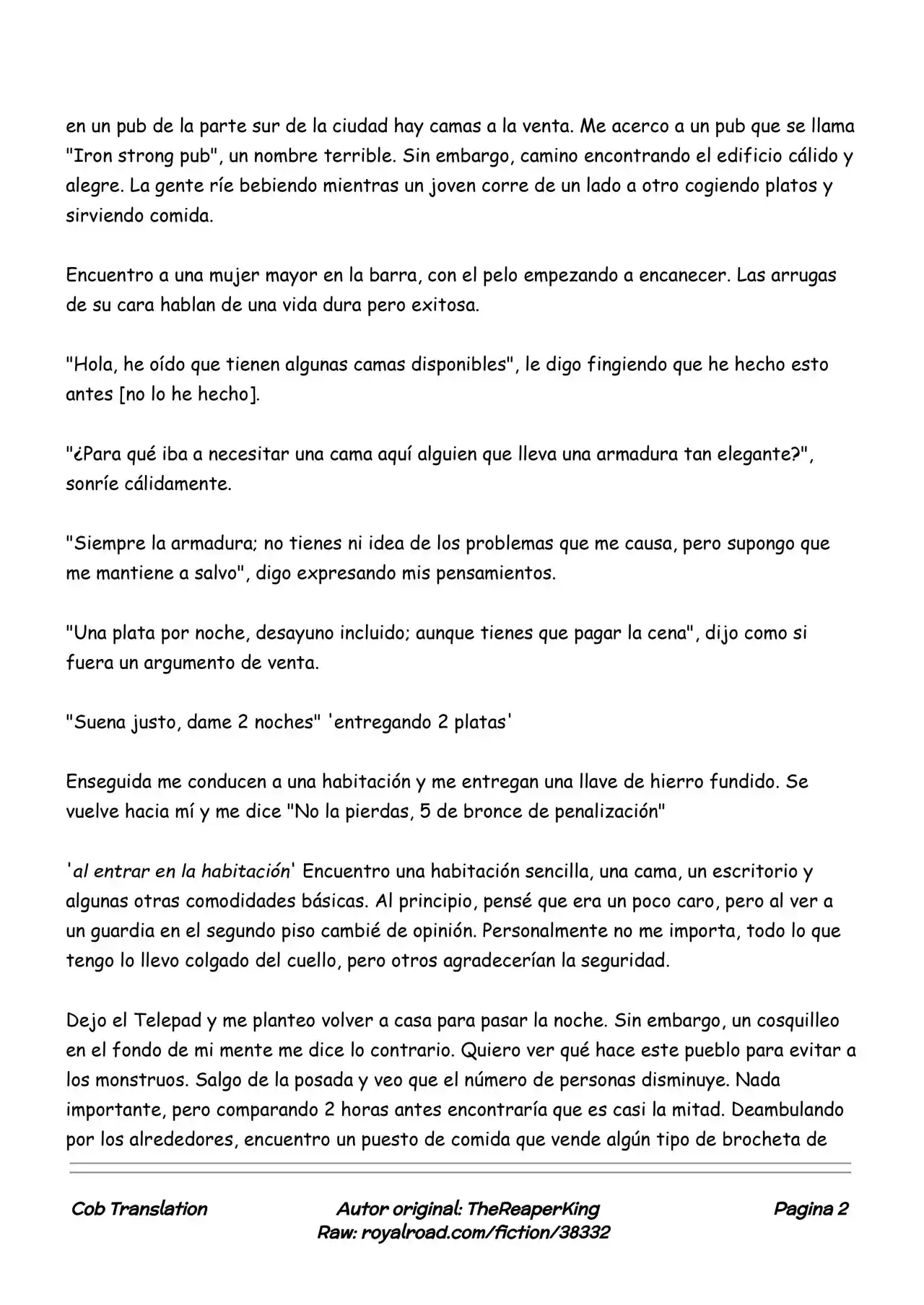 Realidad De Minecraft (Novela) - Capítulo 33 - Página 2 - LectorTMOo
