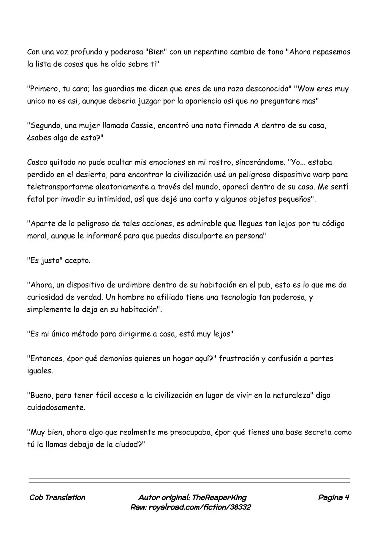 Realidad De Minecraft (Novela) - Capítulo 36 - Página 4 - LectorTMOo