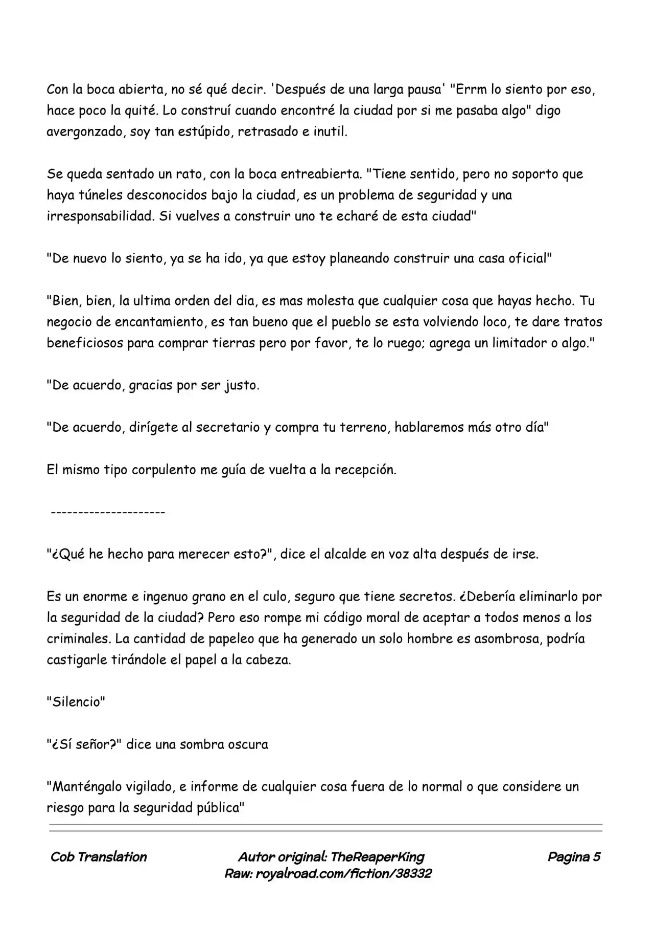 Realidad De Minecraft (Novela) - Capítulo 36 - Página 5 - LectorTMOo