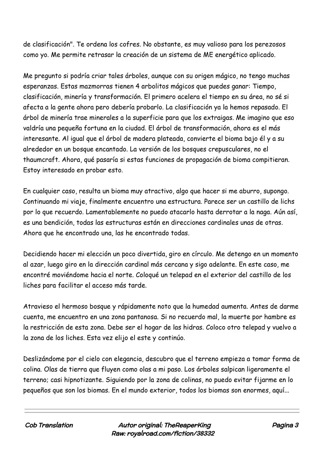 Realidad De Minecraft (Novela) - Capítulo 39 - Página 3 - LectorTMOo