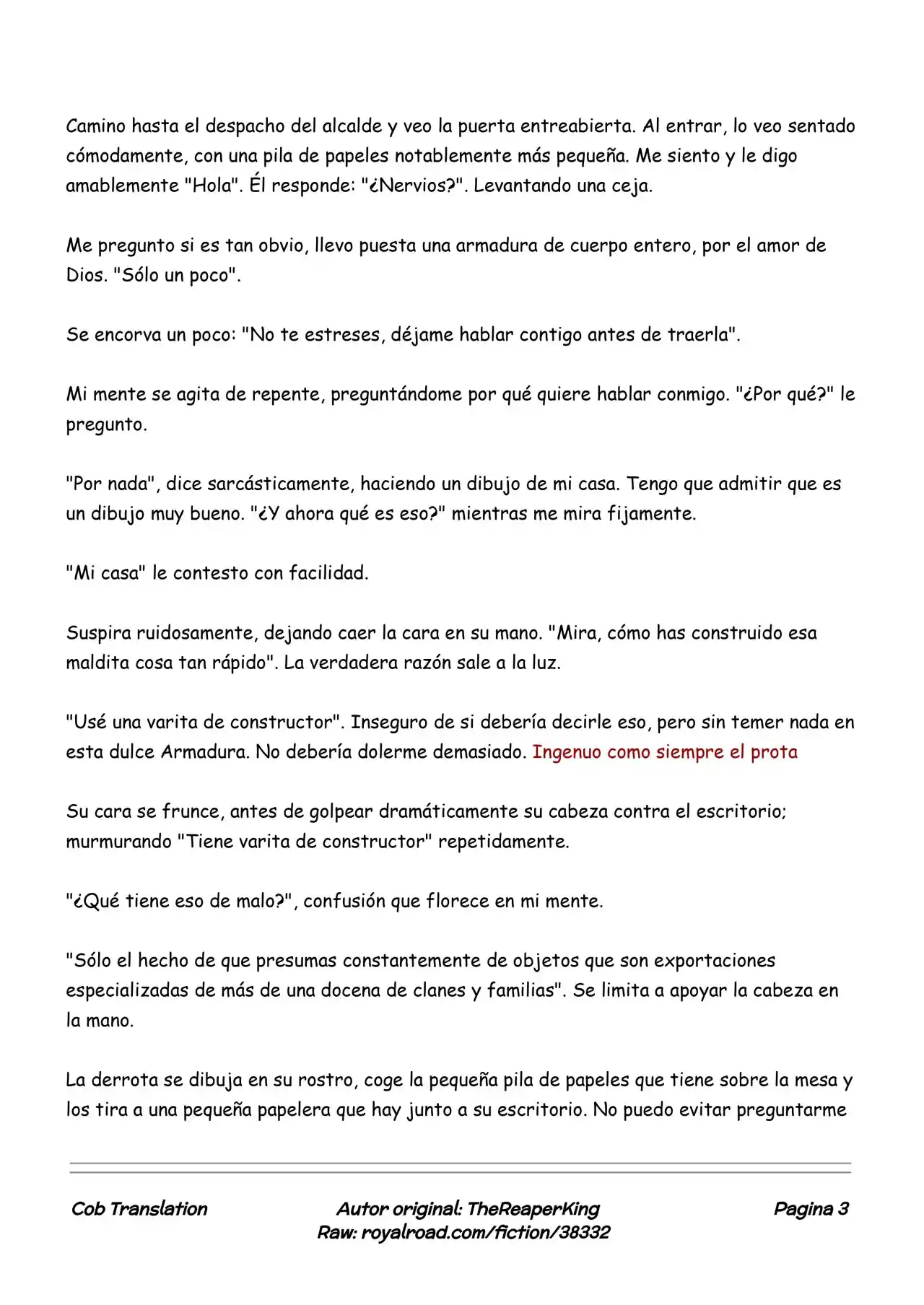 Realidad De Minecraft (Novela) - Capítulo 40 - Página 3 - LectorTMOo