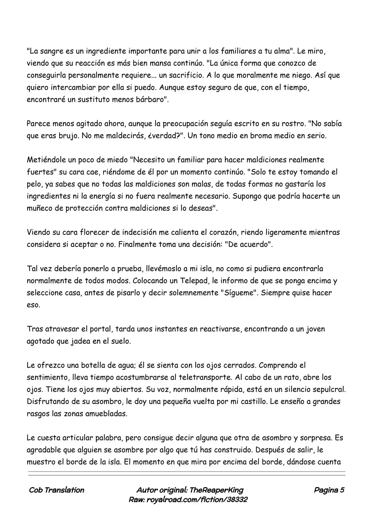 Realidad De Minecraft (Novela) - Capítulo 41 - Página 5 - LectorTMOo