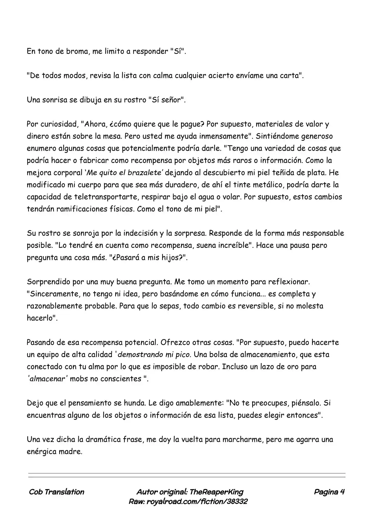 Realidad De Minecraft (Novela) - Capítulo 47 - Página 4 - LectorTMOo