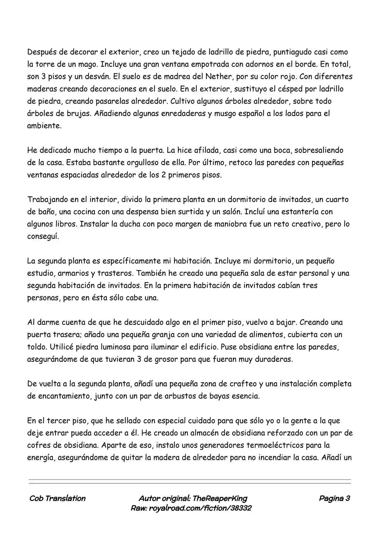 Realidad De Minecraft (Novela) - Capítulo 49 - Página 3 - LectorTMOo