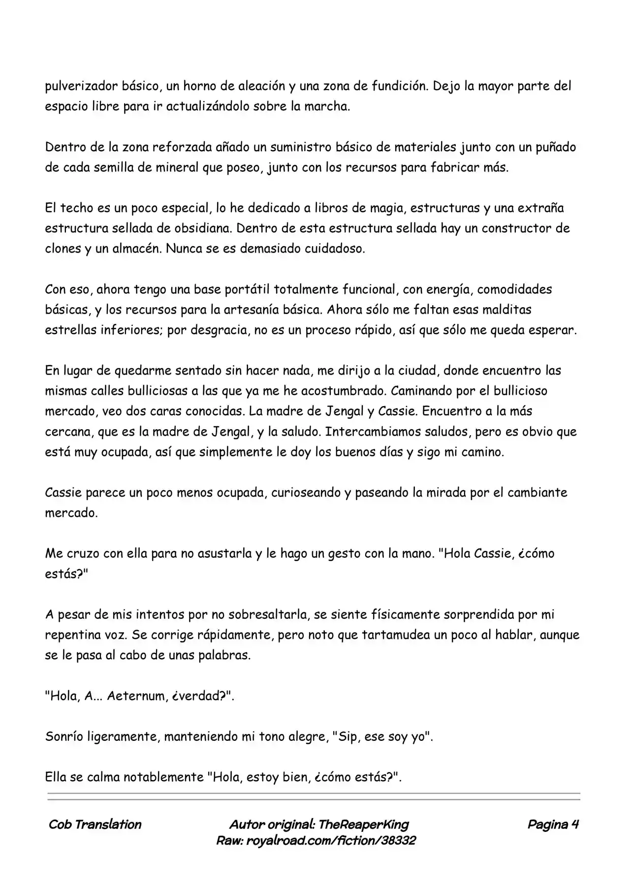 Realidad De Minecraft (Novela) - Capítulo 49 - Página 4 - LectorTMOo