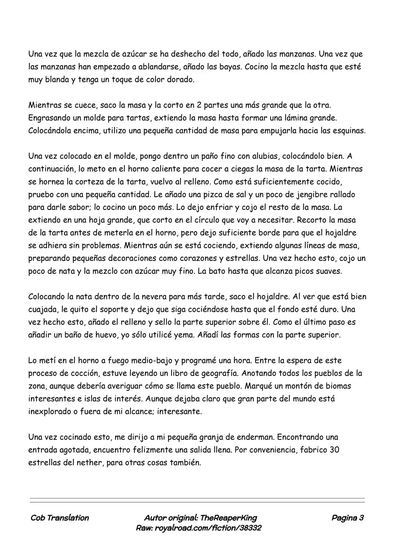 Realidad De Minecraft (Novela) - Capítulo 50 - Página 3 - LectorTMOo