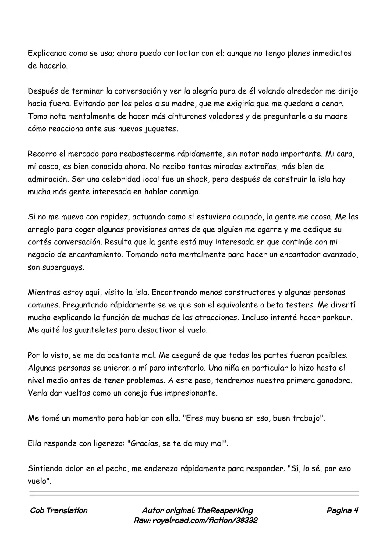 Realidad De Minecraft (Novela) - Capítulo 51 - Página 4 - LectorTMOo