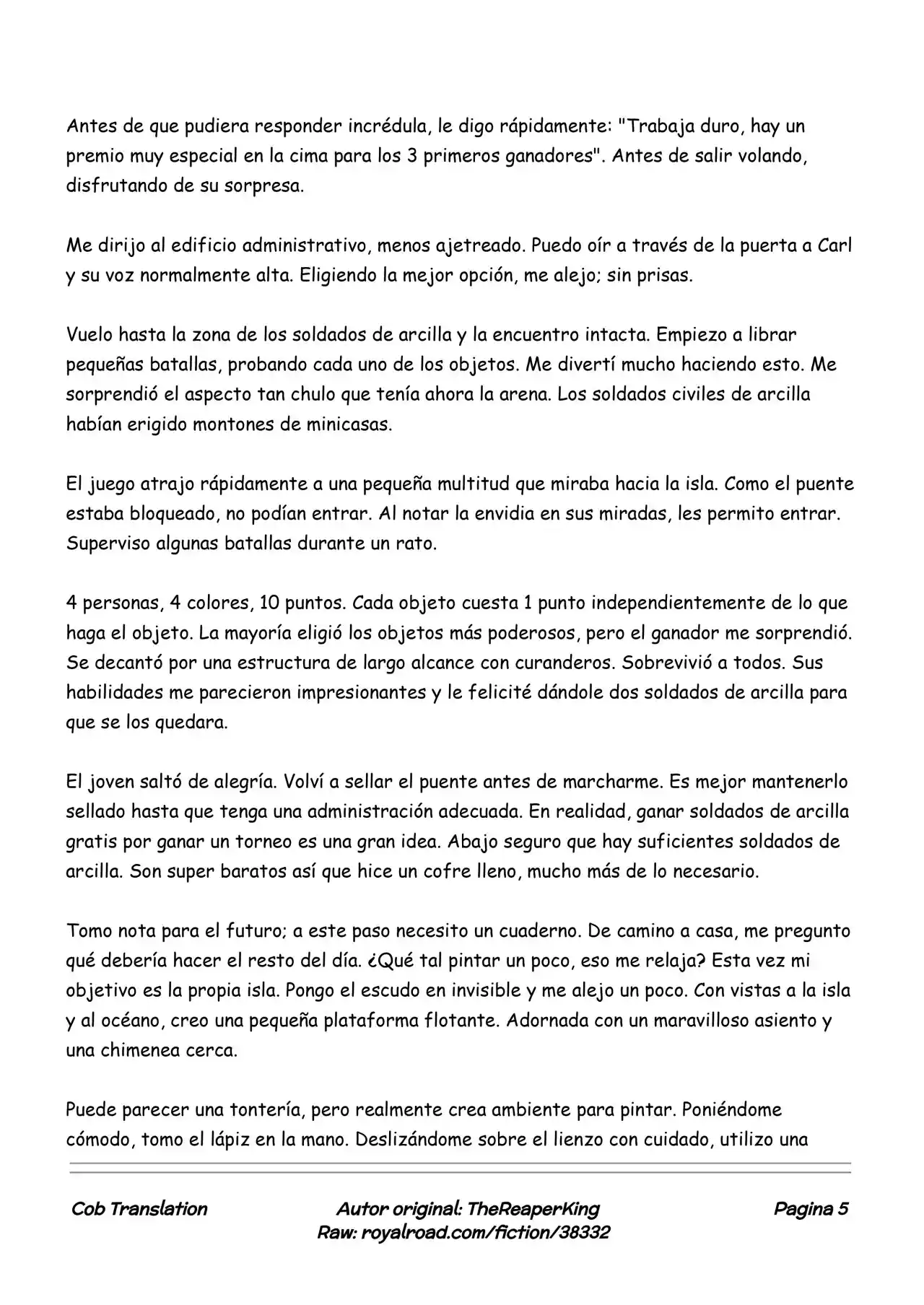 Realidad De Minecraft (Novela) - Capítulo 51 - Página 5 - LectorTMOo