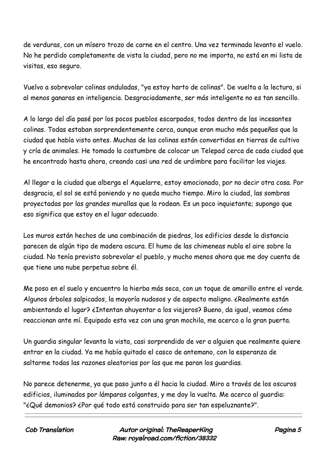 Realidad De Minecraft (Novela) - Capítulo 54 - Página 5 - LectorTMOo