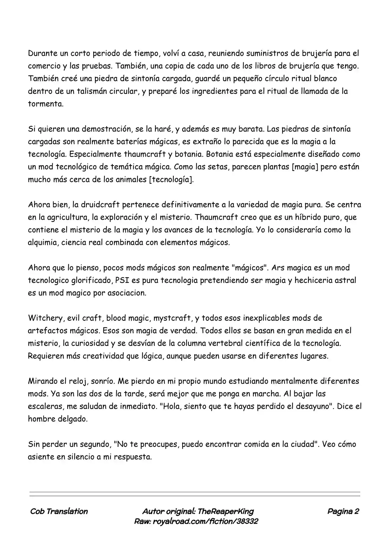 Realidad De Minecraft (Novela) - Capítulo 55 - Página 2 - LectorTMOo