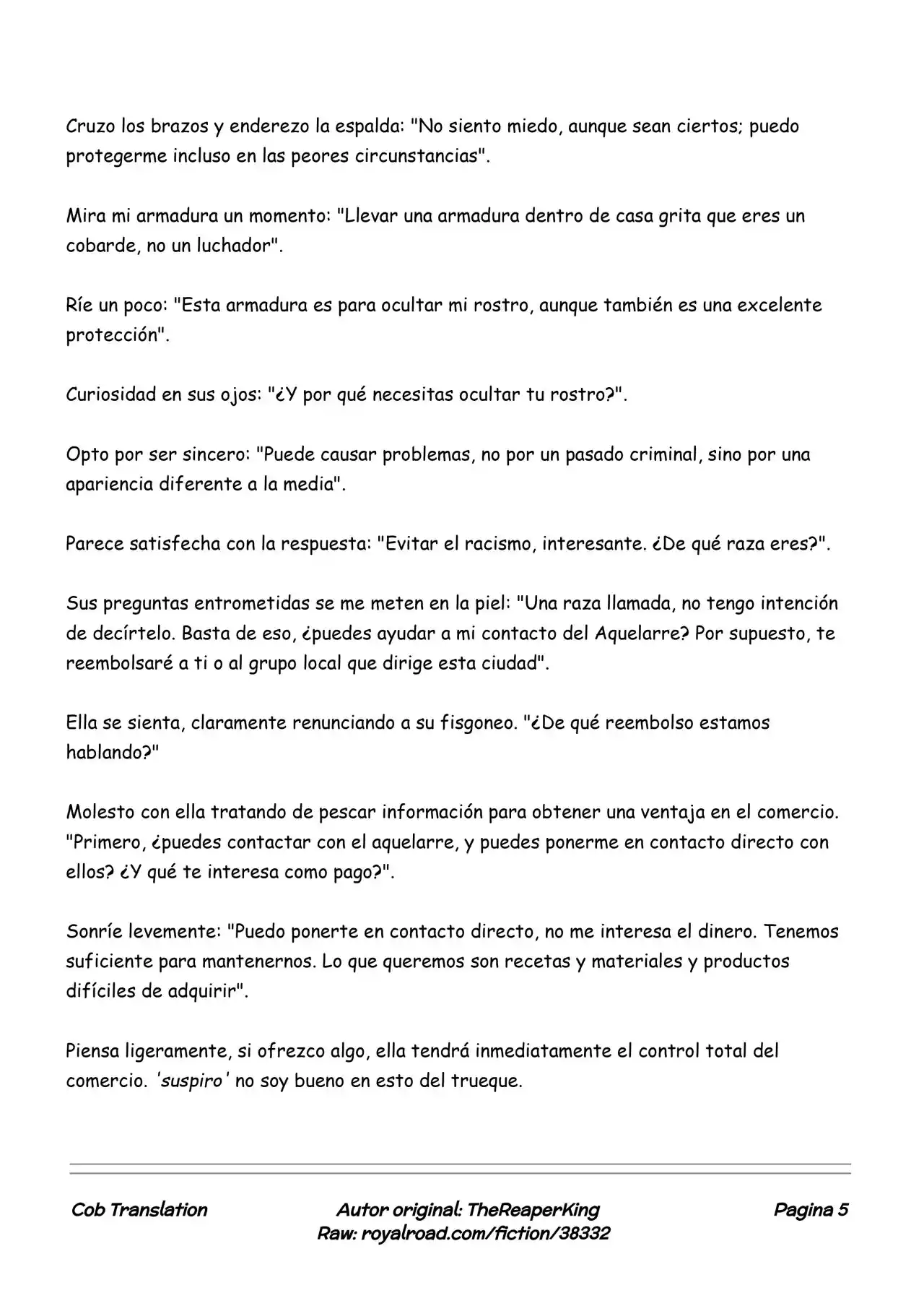 Realidad De Minecraft (Novela) - Capítulo 55 - Página 5 - LectorTMOo