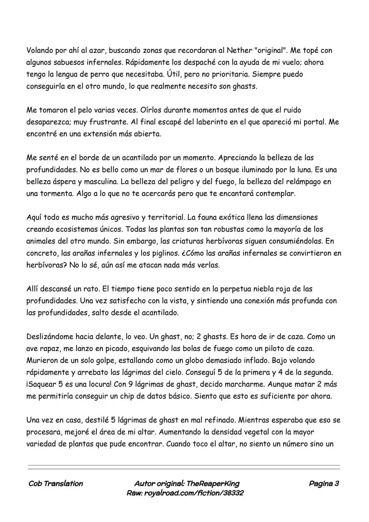 Realidad De Minecraft (Novela) - Capítulo 57 - Página 3 - LectorTMOo