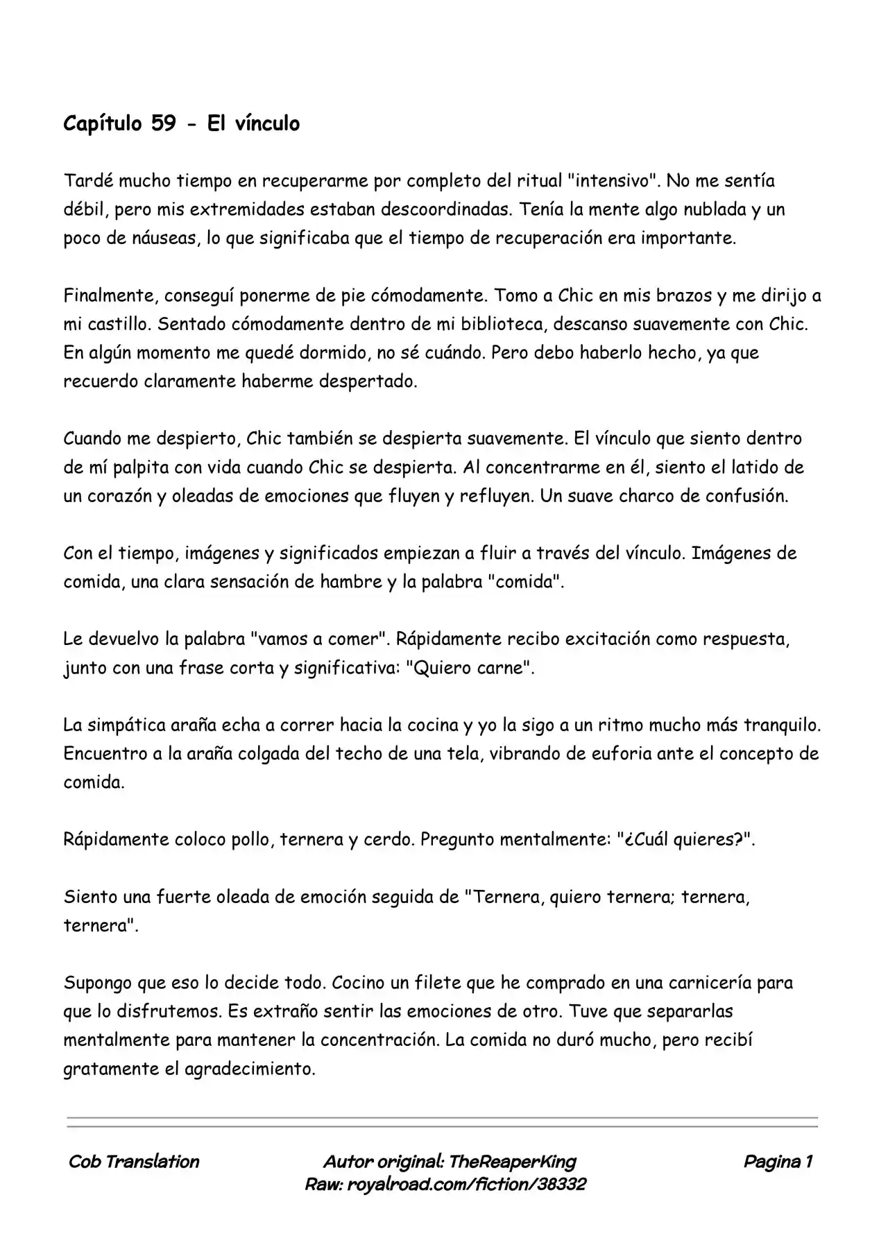 Realidad De Minecraft (Novela) - Capítulo 59 - Página 1 - LectorTMOo