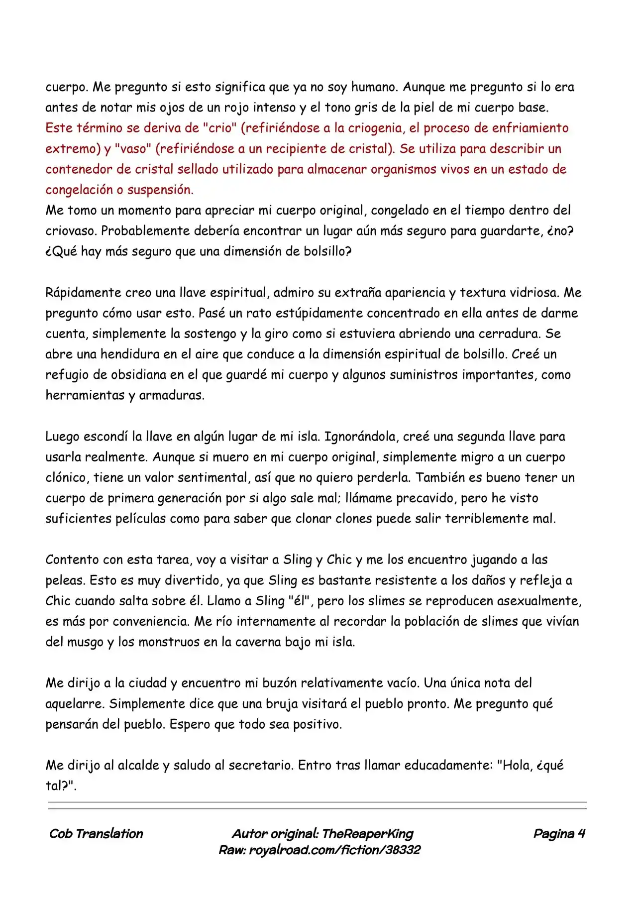 Realidad De Minecraft (Novela) - Capítulo 59 - Página 4 - LectorTMOo