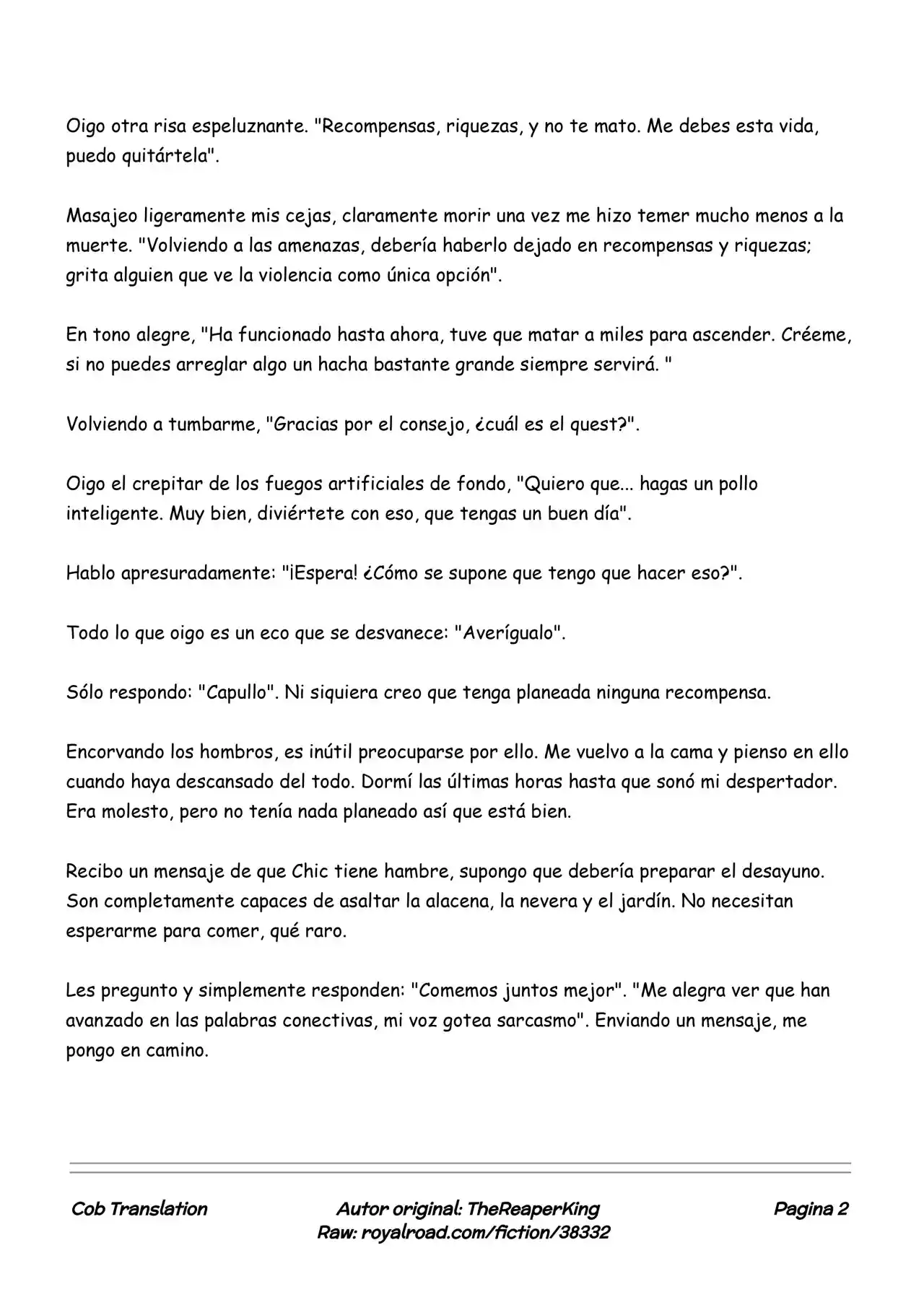 Realidad De Minecraft (Novela) - Capítulo 60 - Página 2 - LectorTMOo