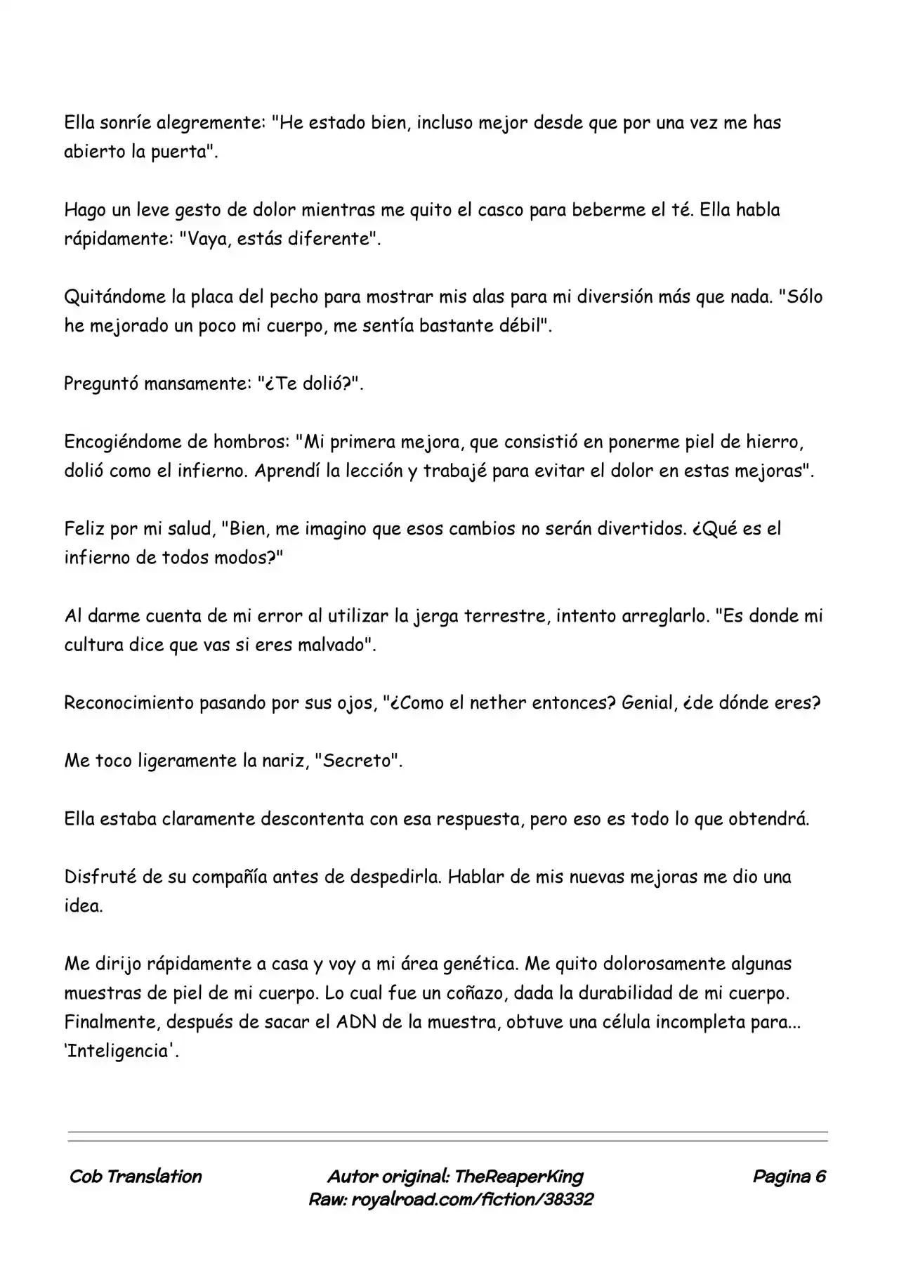 Realidad De Minecraft (Novela) - Capítulo 60 - Página 6 - LectorTMOo