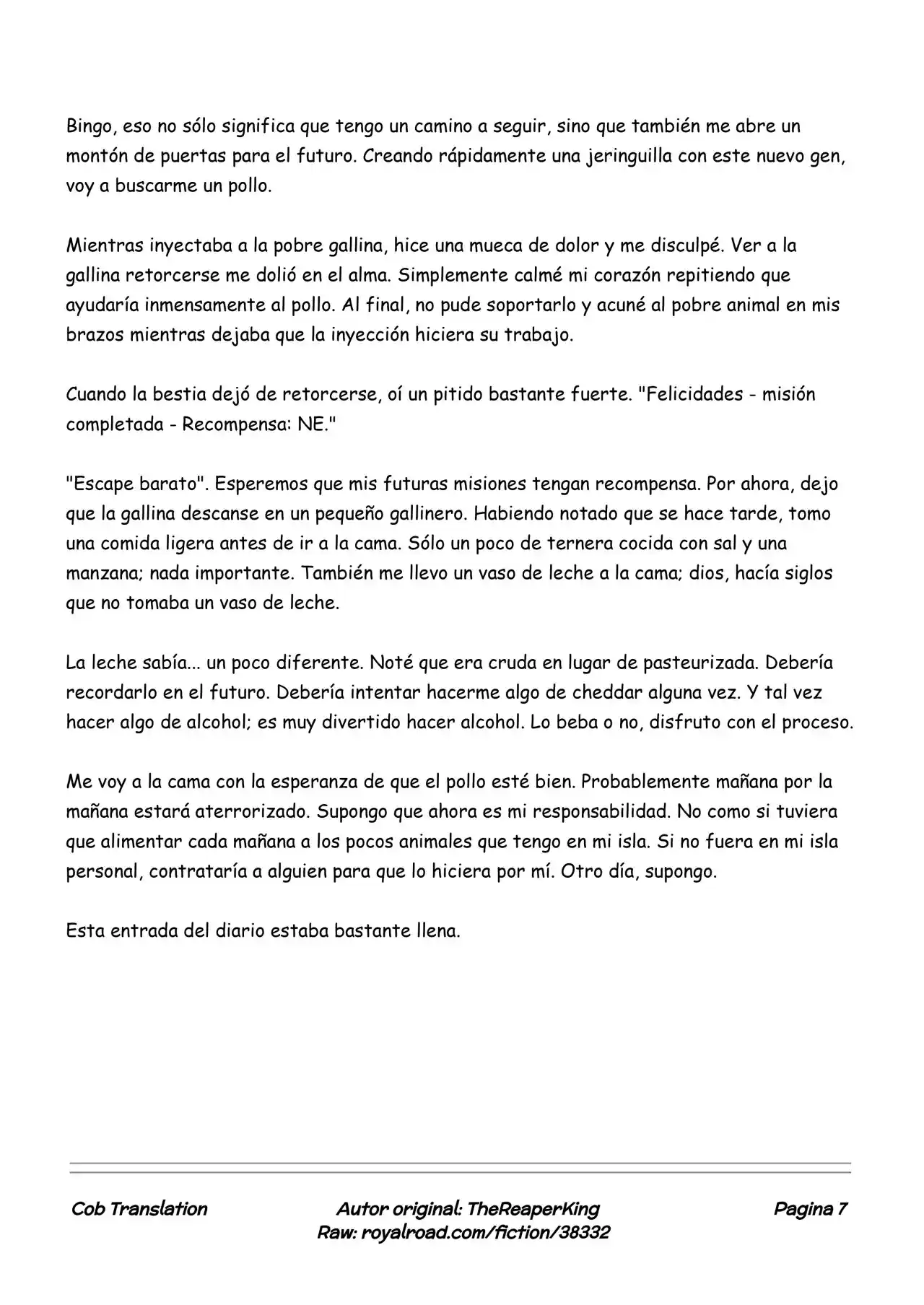 Realidad De Minecraft (Novela) - Capítulo 60 - Página 7 - LectorTMOo