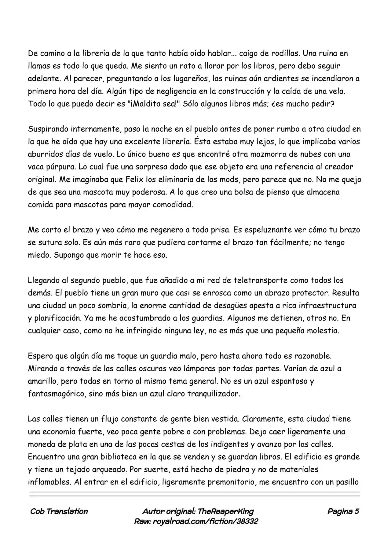Realidad De Minecraft (Novela) - Capítulo 61 - Página 5 - LectorTMOo
