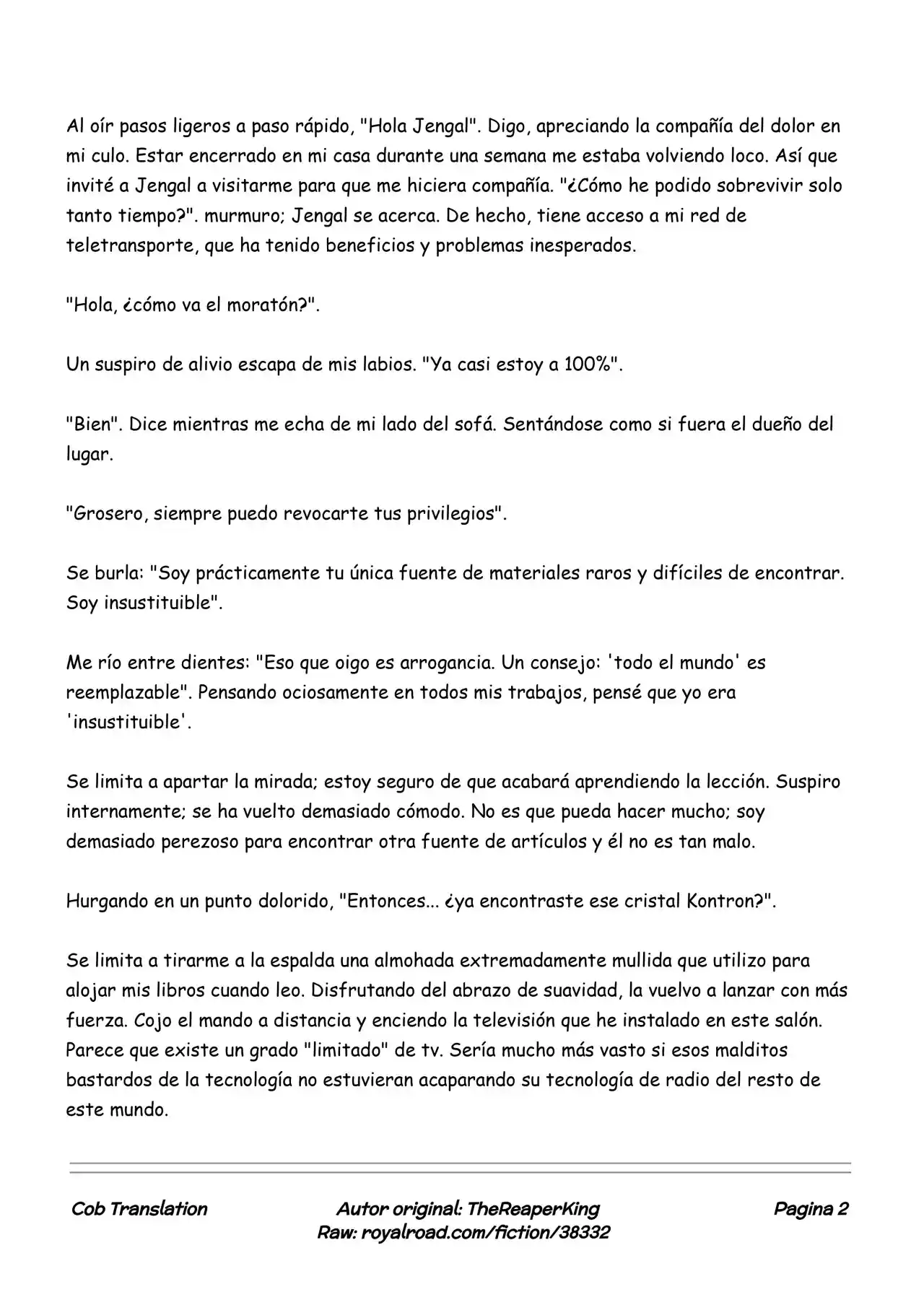 Realidad De Minecraft (Novela) - Capítulo 63 - Página 2 - LectorTMOo
