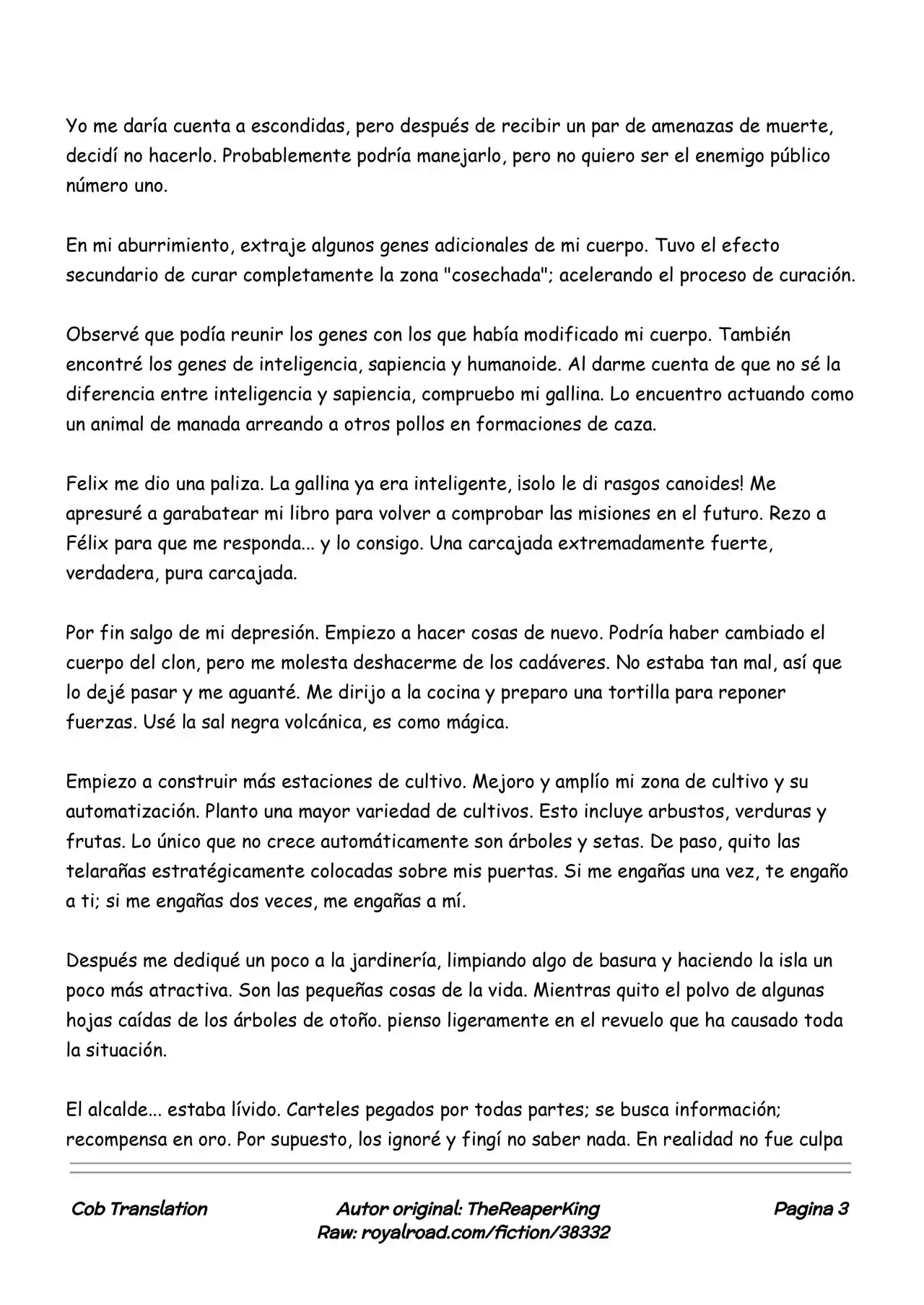 Realidad De Minecraft (Novela) - Capítulo 63 - Página 3 - LectorTMOo