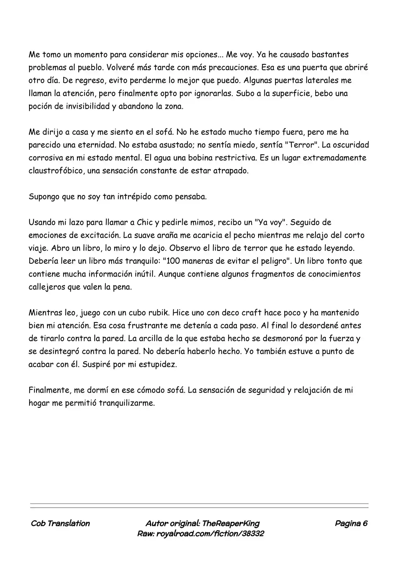 Realidad De Minecraft (Novela) - Capítulo 63 - Página 6 - LectorTMOo