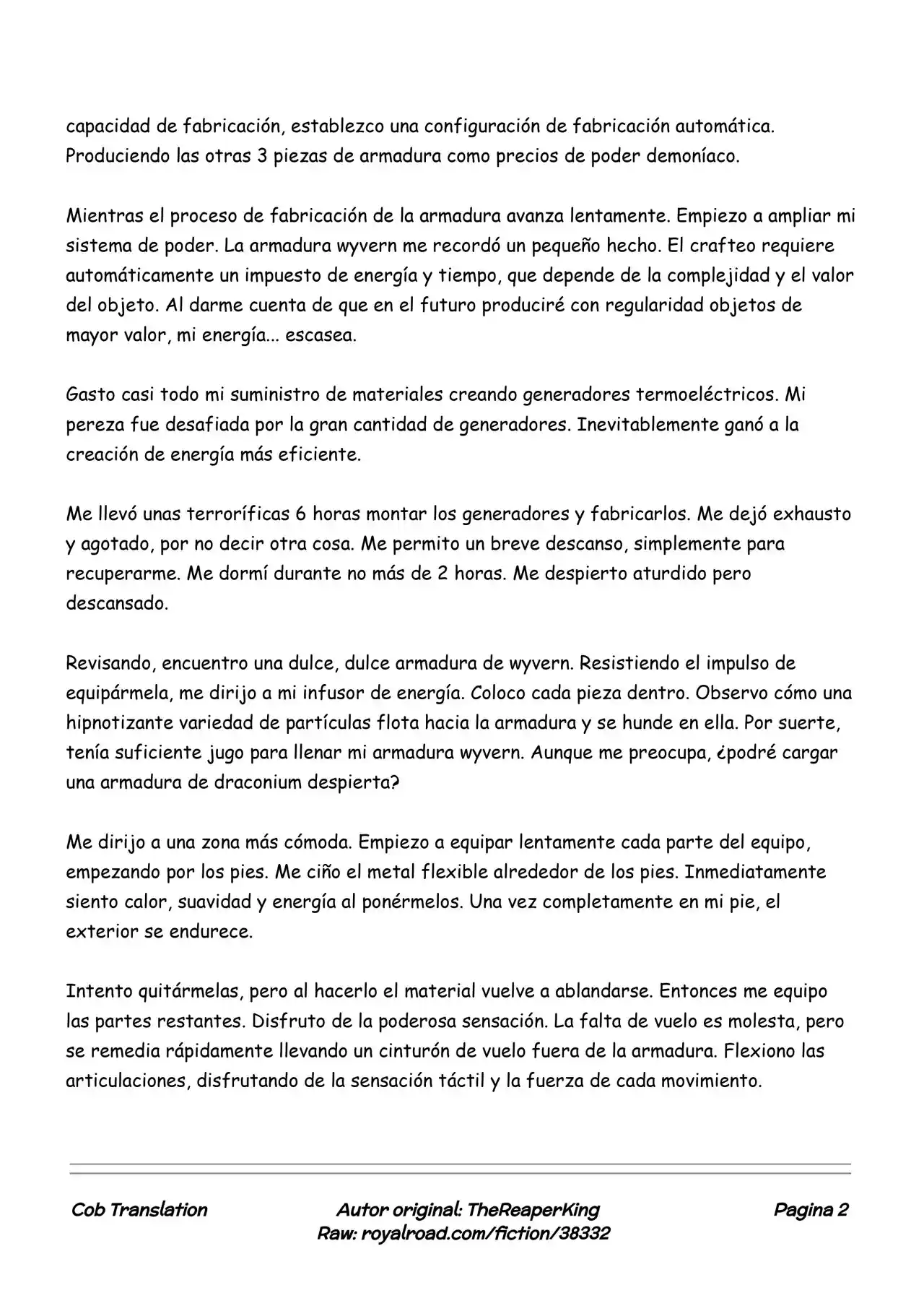 Realidad De Minecraft (Novela) - Capítulo 66 - Página 2 - LectorTMOo