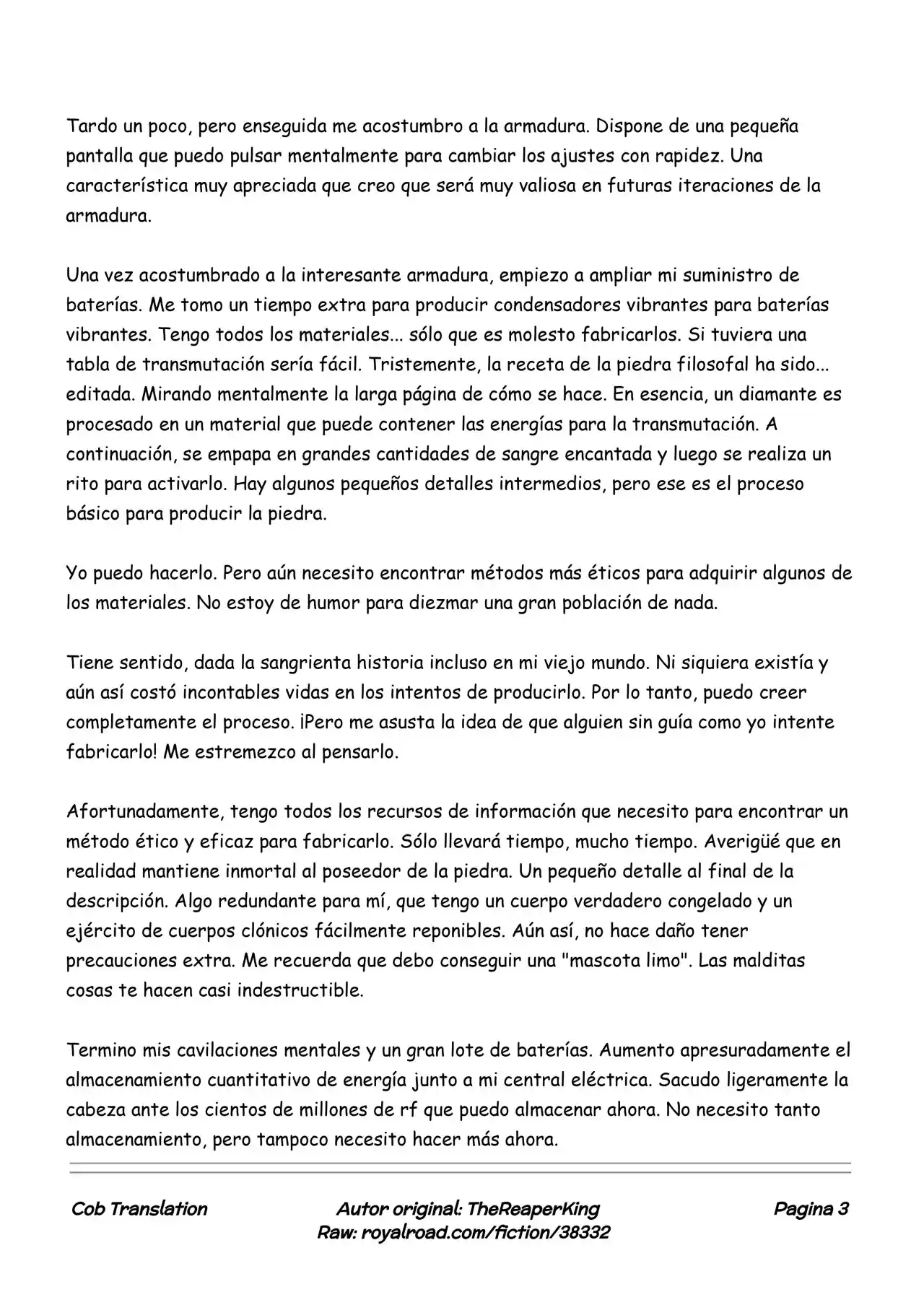Realidad De Minecraft (Novela) - Capítulo 66 - Página 3 - LectorTMOo