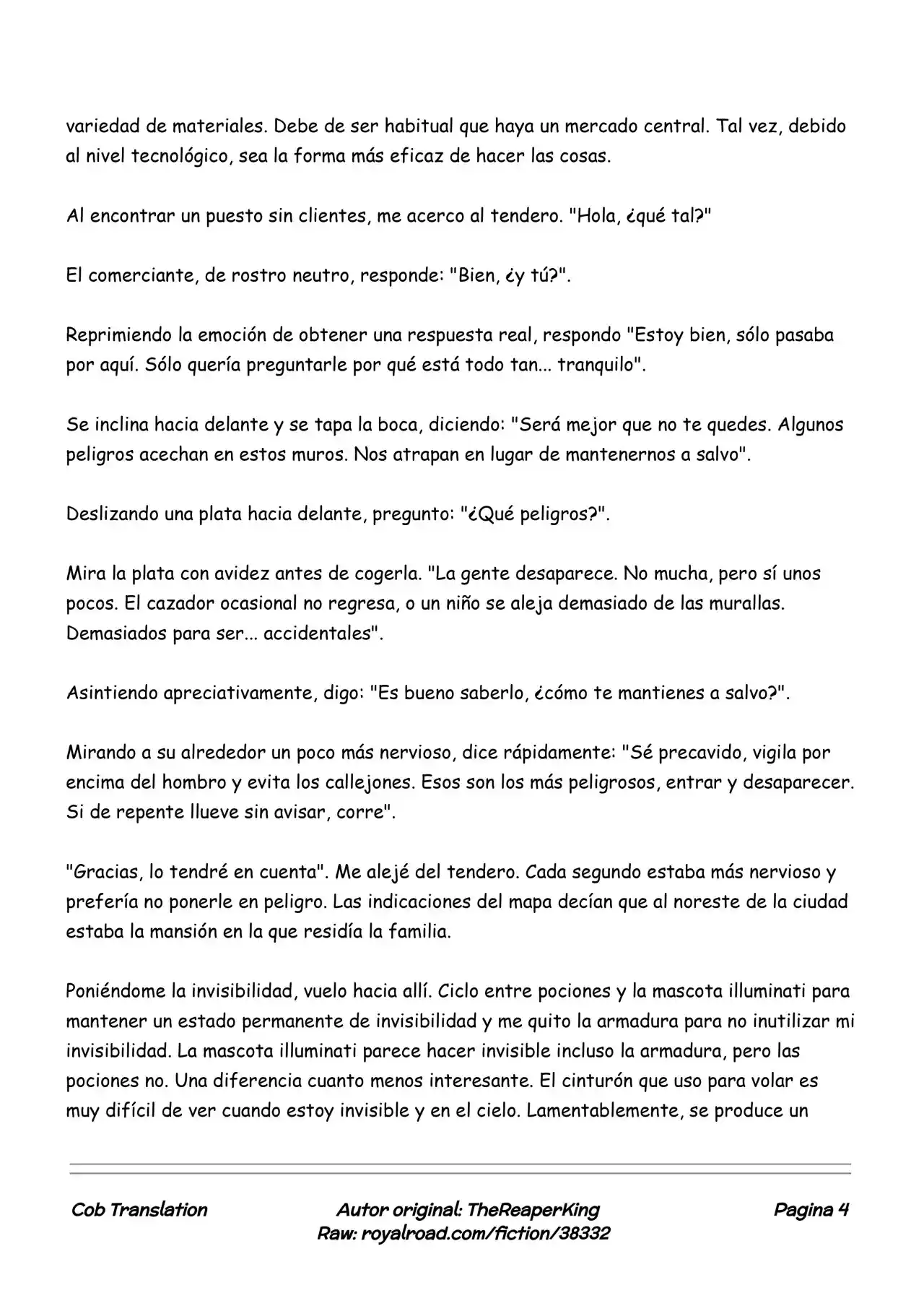 Realidad De Minecraft (Novela) - Capítulo 69 - Página 4 - LectorTMOo