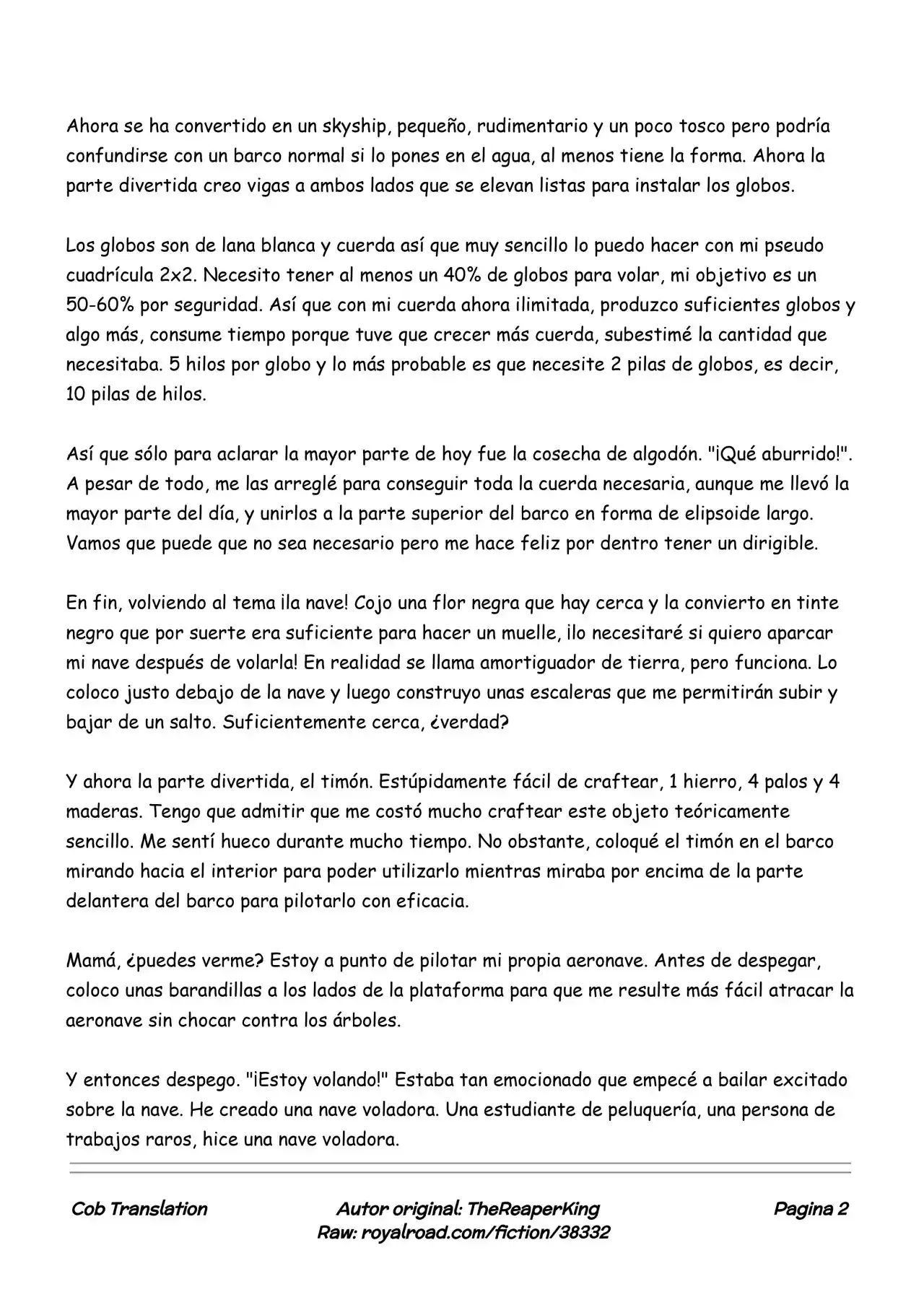 Realidad De Minecraft (Novela) - Capítulo 7 - Página 2 - LectorTMOo