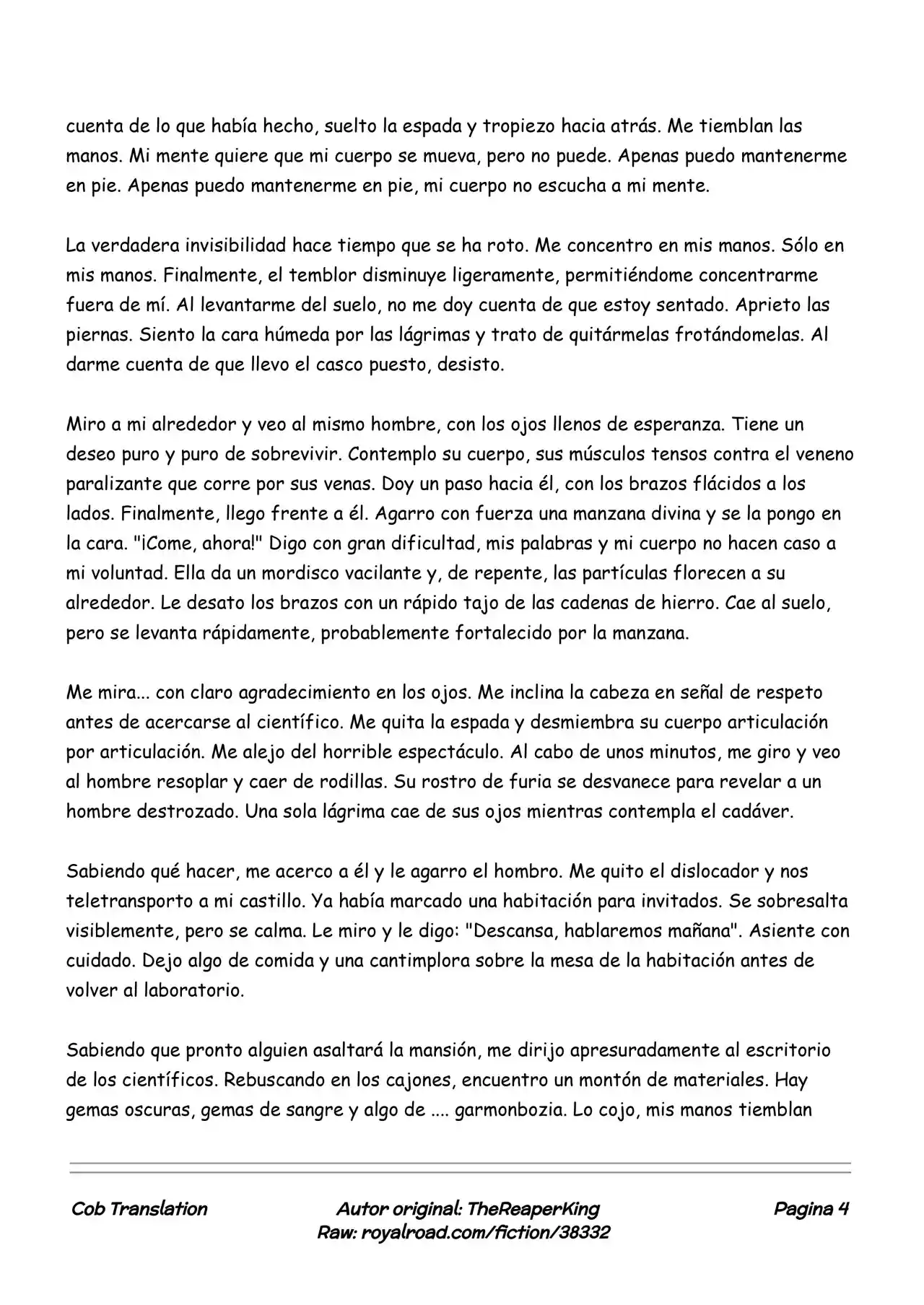 Realidad De Minecraft (Novela) - Capítulo 70 - Página 4 - LectorTMOo