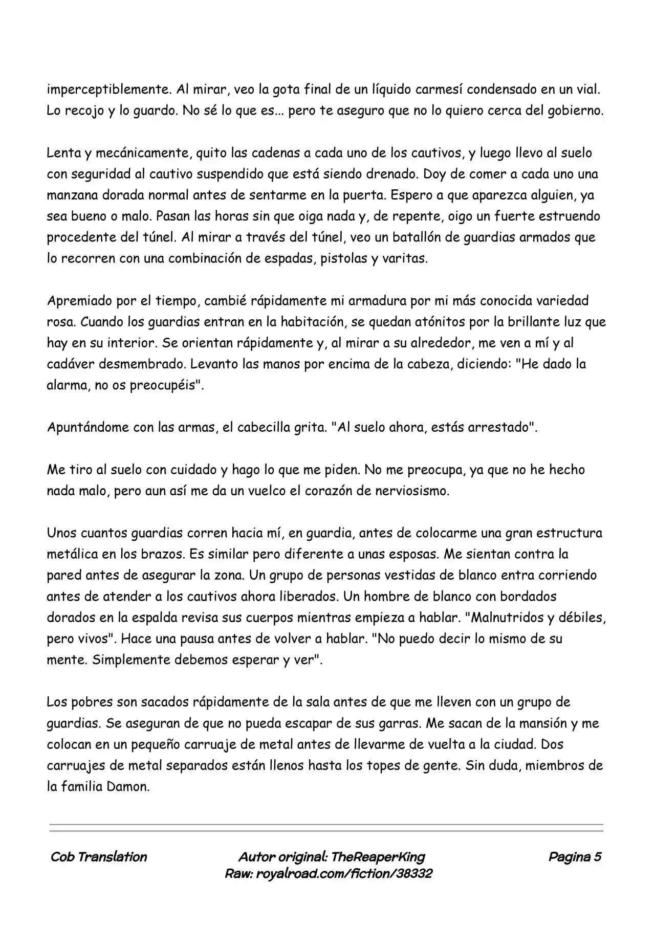 Realidad De Minecraft (Novela) - Capítulo 70 - Página 5 - LectorTMOo