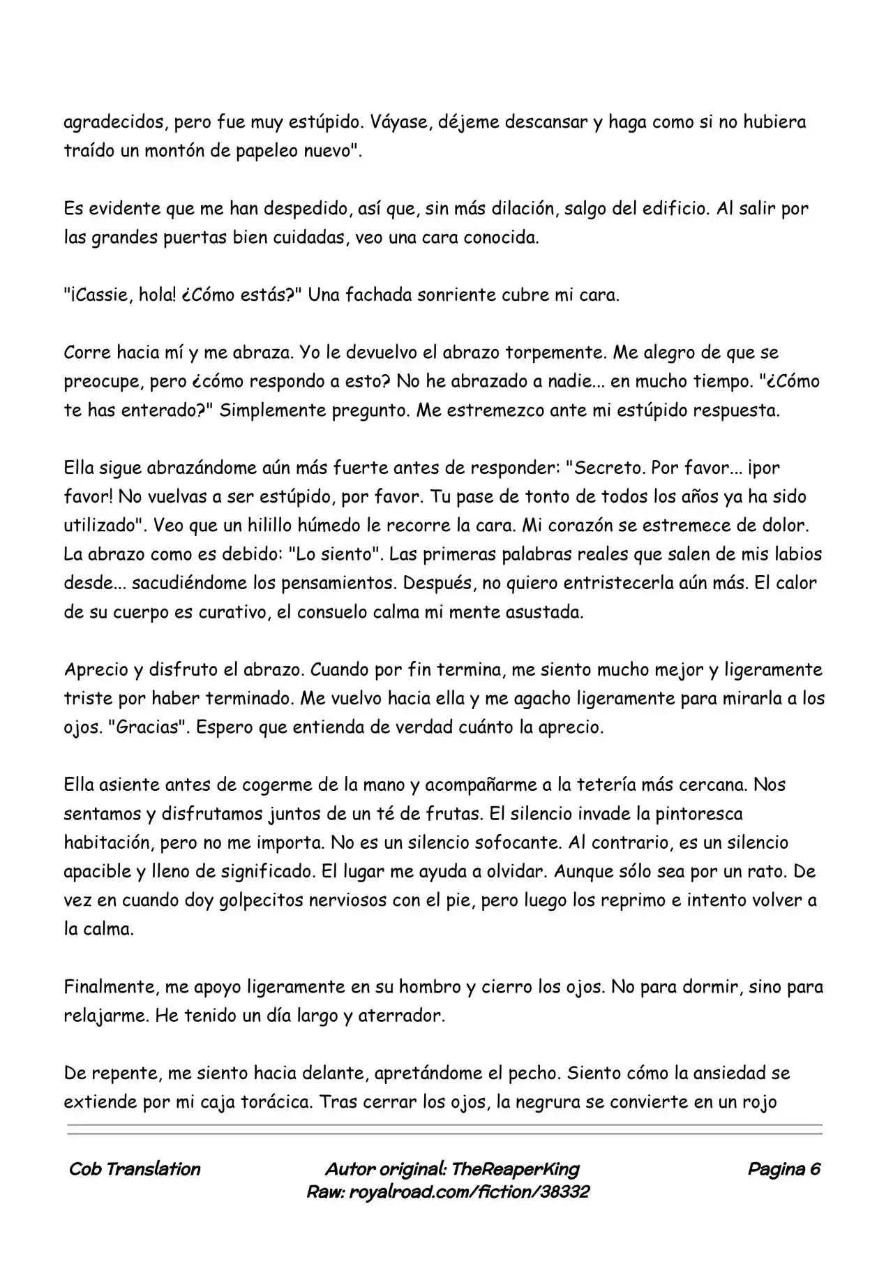 Realidad De Minecraft (Novela) - Capítulo 71 - Página 6 - LectorTMOo