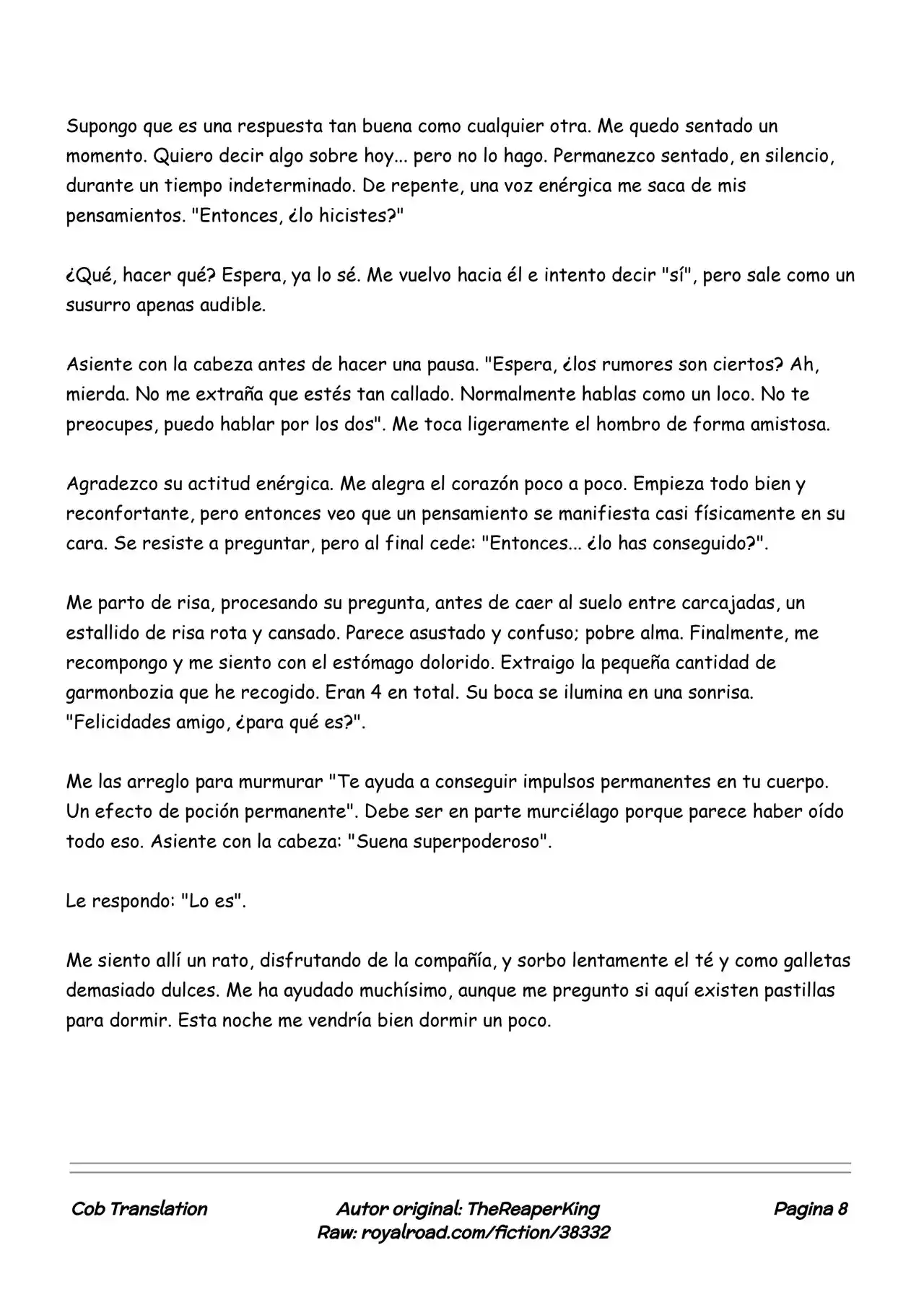 Realidad De Minecraft (Novela) - Capítulo 71 - Página 8 - LectorTMOo