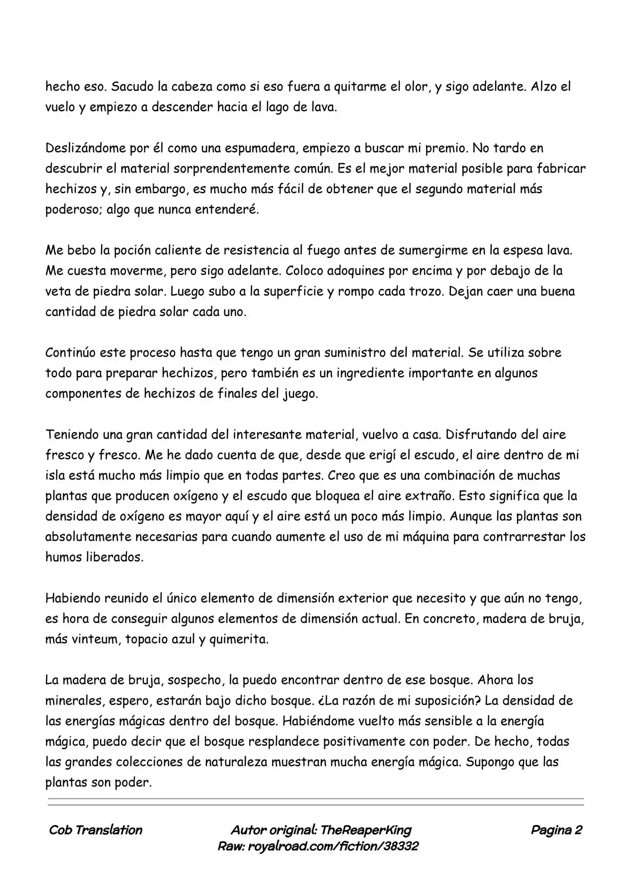 Realidad De Minecraft (Novela) - Capítulo 73 - Página 2 - LectorTMOo