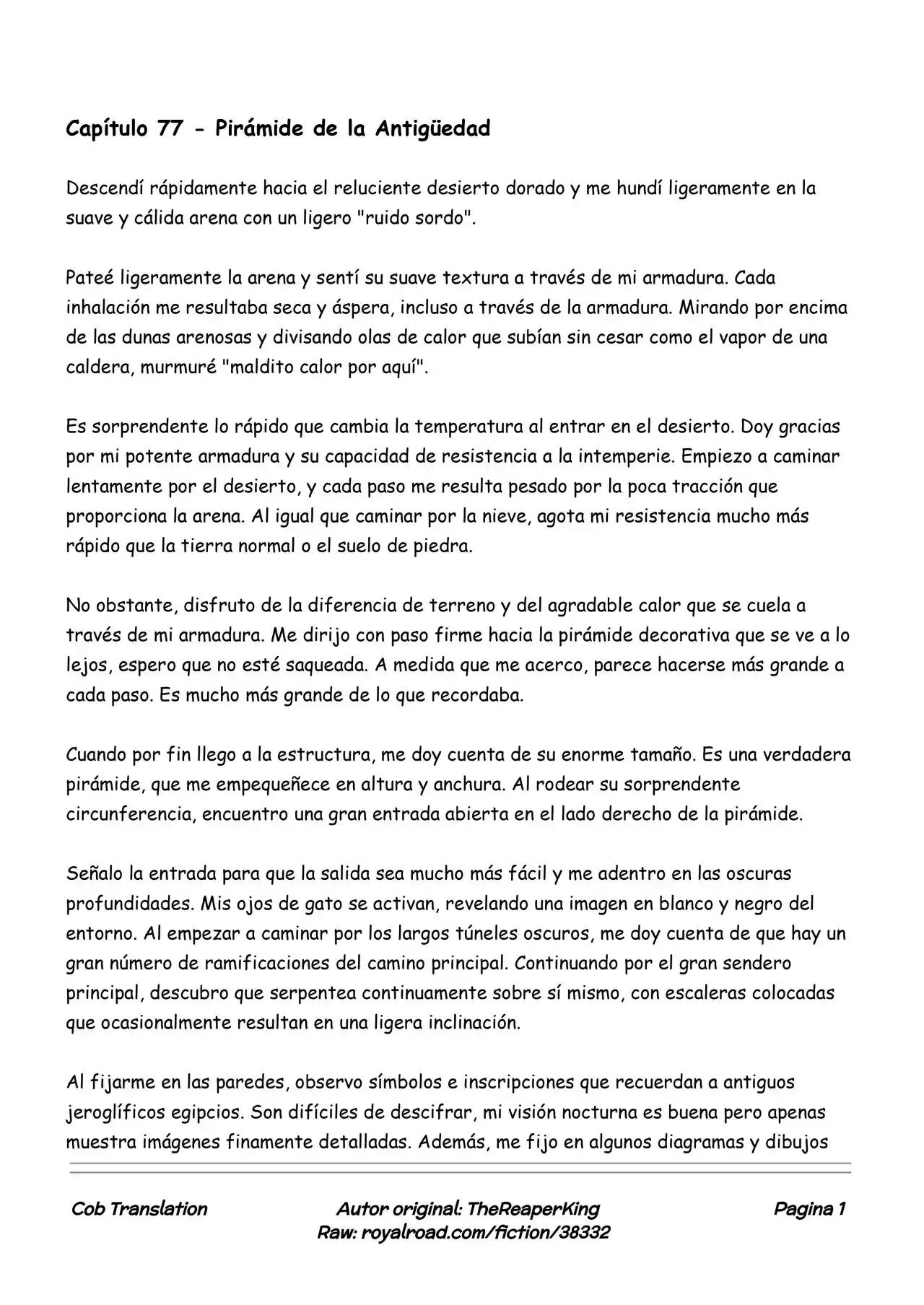 Realidad De Minecraft (Novela) - Capítulo 77 - Página 1 - LectorTMOo