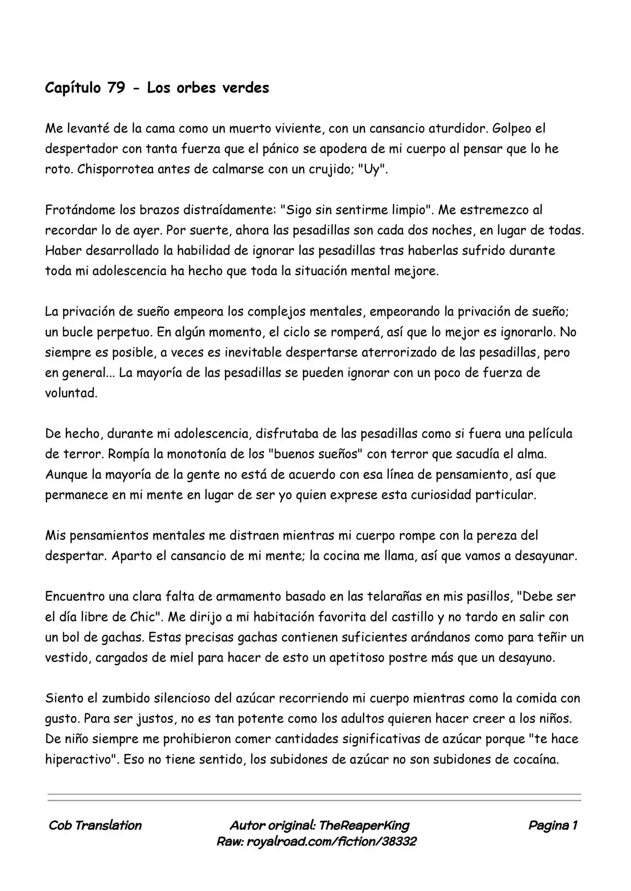 Realidad De Minecraft (Novela) - Capítulo 79 - Página 1 - LectorTMOo