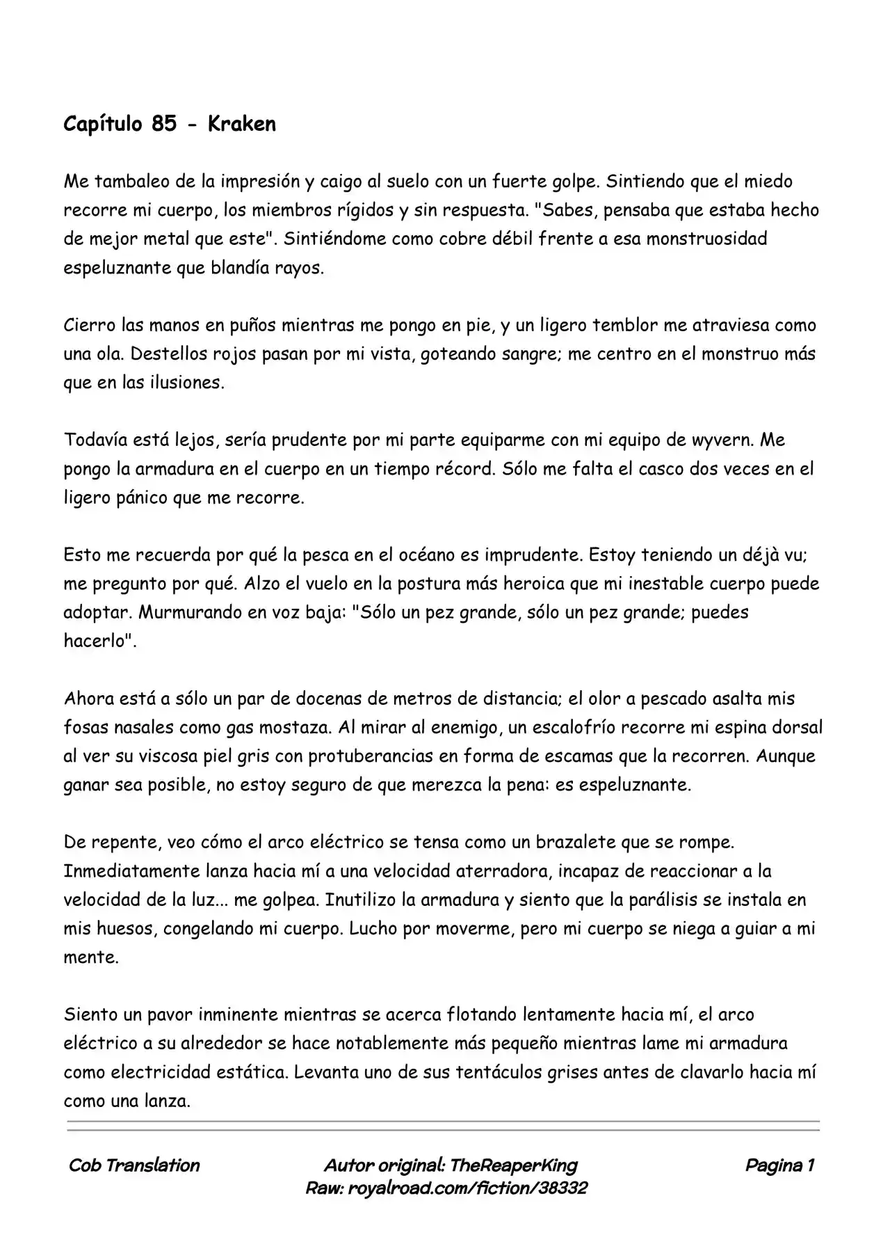 Realidad De Minecraft (Novela) - Capítulo 85 - Página 1 - LectorTMOo
