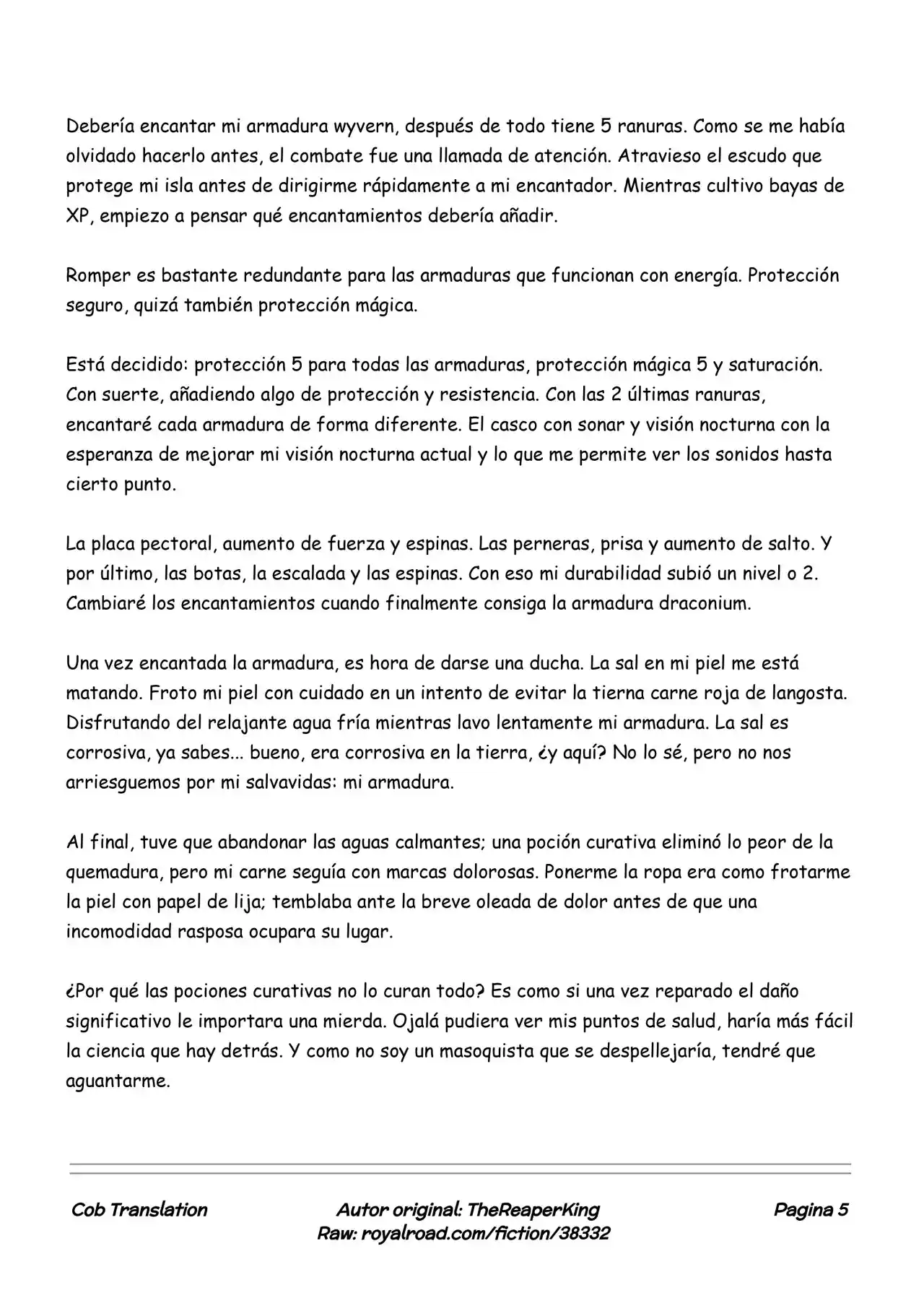 Realidad De Minecraft (Novela) - Capítulo 85 - Página 5 - LectorTMOo