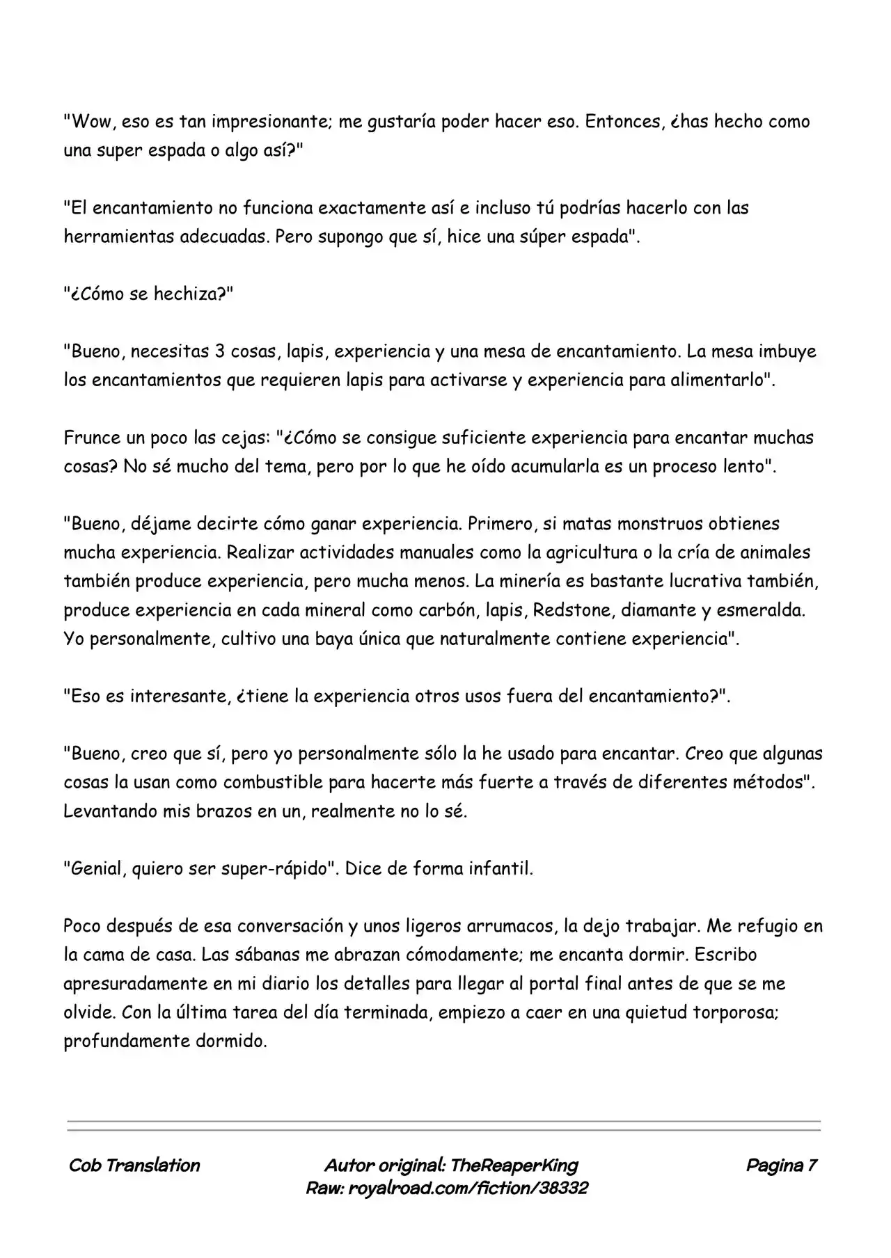 Realidad De Minecraft (Novela) - Capítulo 87 - Página 7 - LectorTMOo