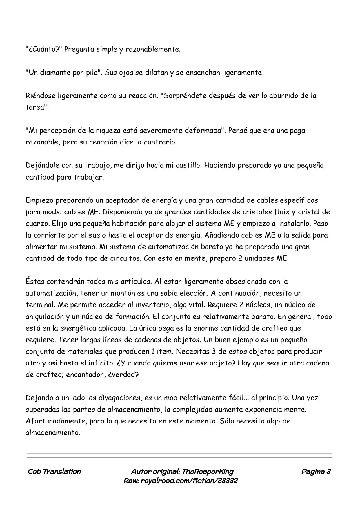Realidad De Minecraft (Novela) - Capítulo 88 - Página 3 - LectorTMOo