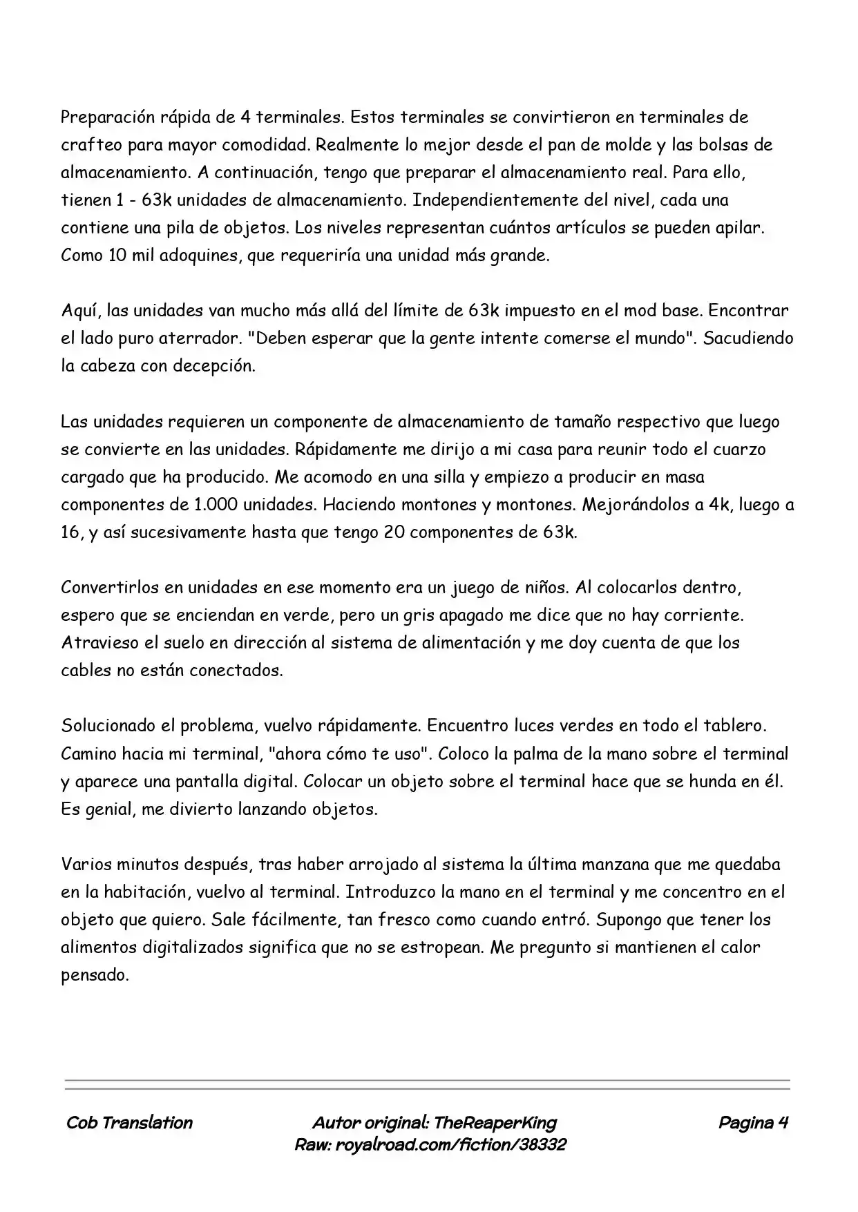 Realidad De Minecraft (Novela) - Capítulo 88 - Página 4 - LectorTMOo