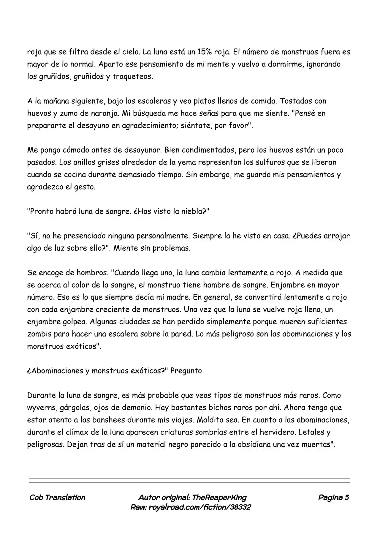 Realidad De Minecraft (Novela) - Capítulo 90 - Página 5 - LectorTMOo
