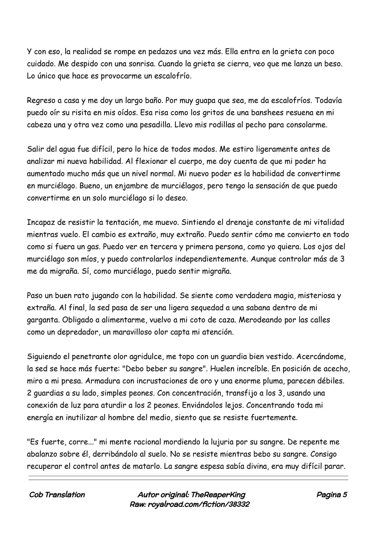 Realidad De Minecraft (Novela) - Capítulo 94 - Página 5 - LectorTMOo