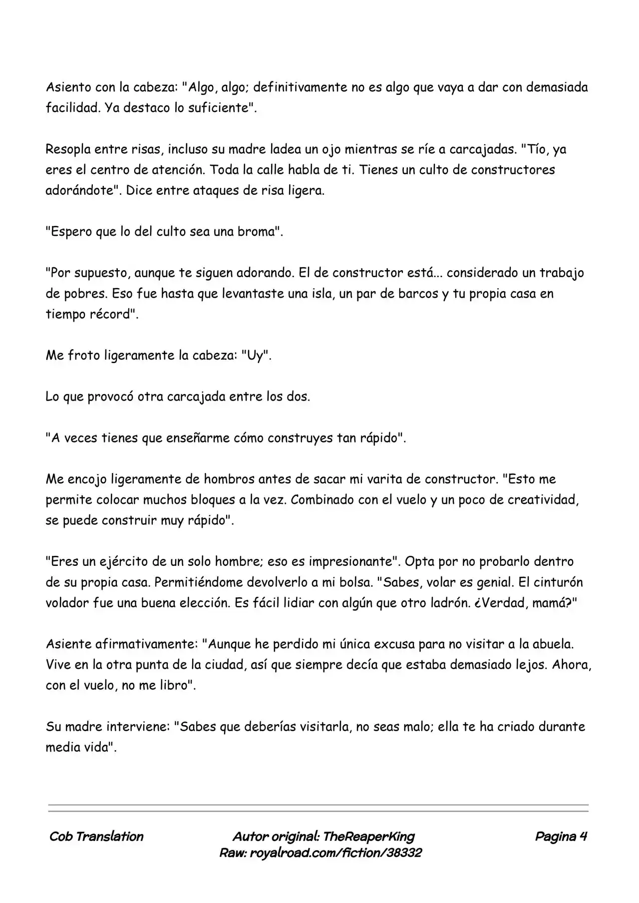 Realidad De Minecraft (Novela) - Capítulo 95 - Página 4 - LectorTMOo