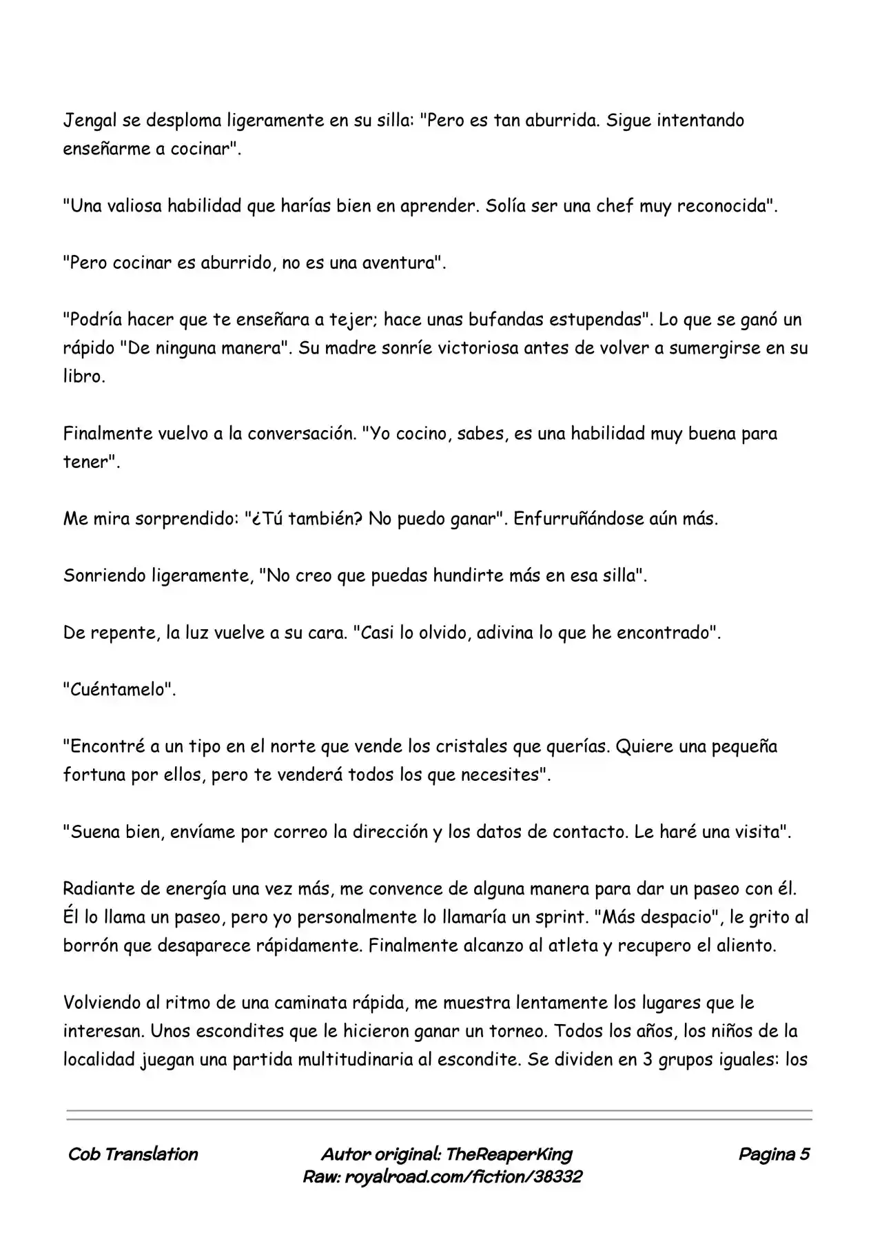 Realidad De Minecraft (Novela) - Capítulo 95 - Página 5 - LectorTMOo