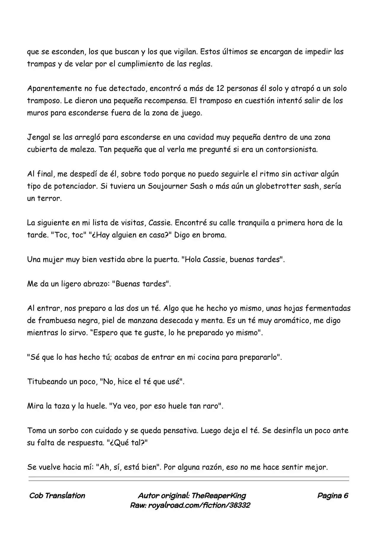 Realidad De Minecraft (Novela) - Capítulo 95 - Página 6 - LectorTMOo