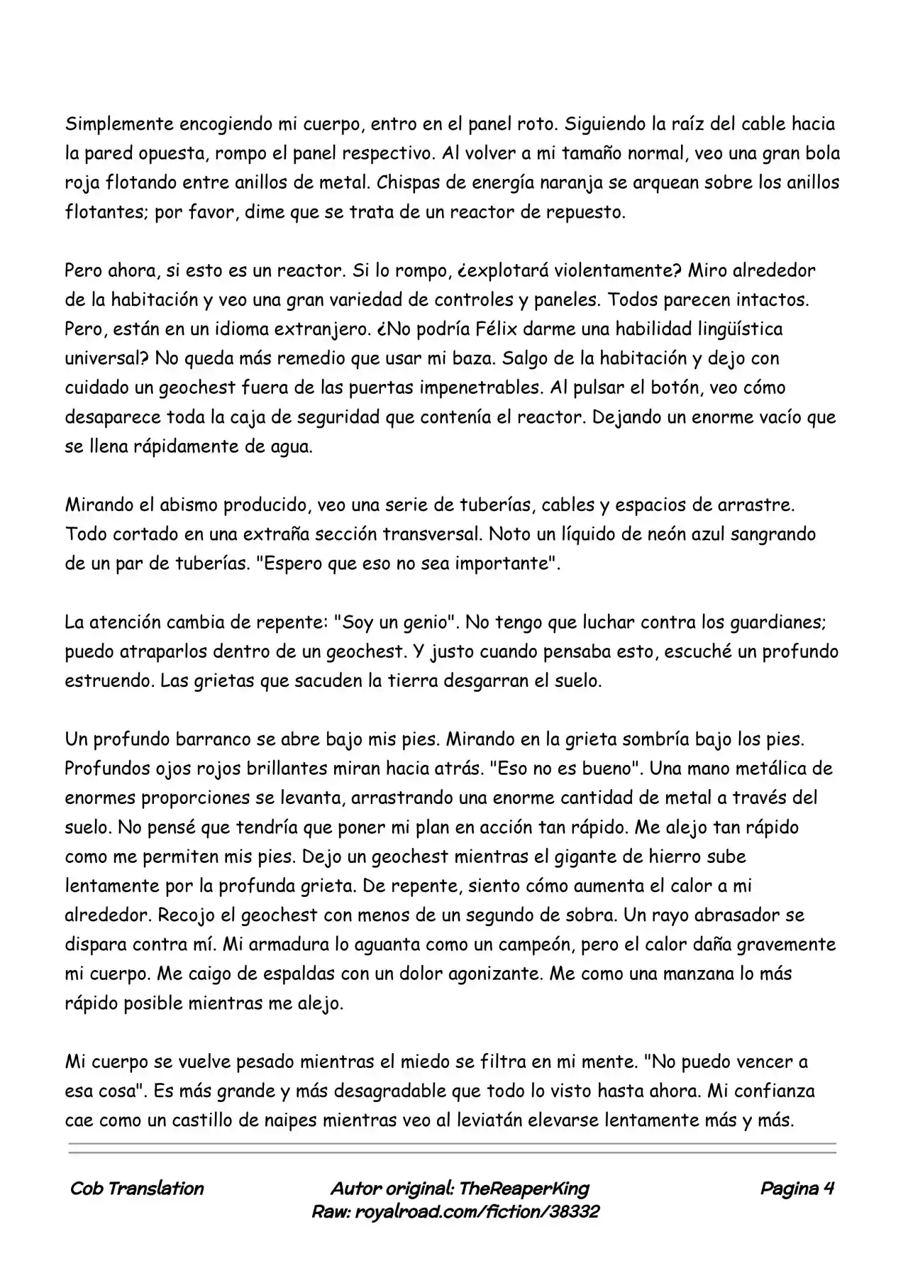 Realidad De Minecraft (Novela) - Capítulo 97 - Página 4 - LectorTMOo