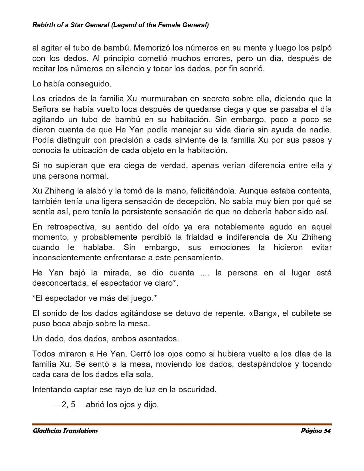 Rebirth Of A Star General (Novela) - Capítulo 10 - Página 4 - LectorTMOo