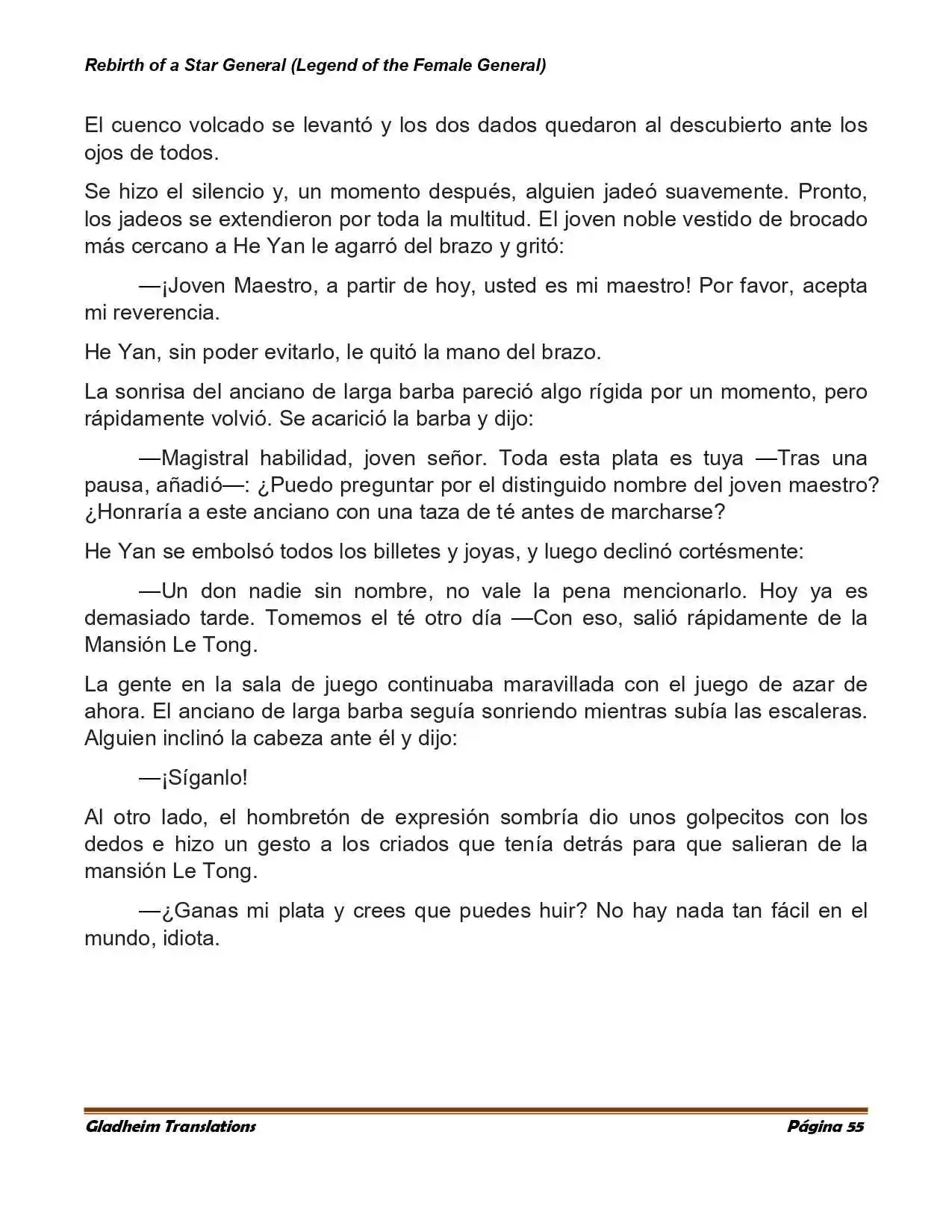 Rebirth Of A Star General (Novela) - Capítulo 10 - Página 5 - LectorTMOo