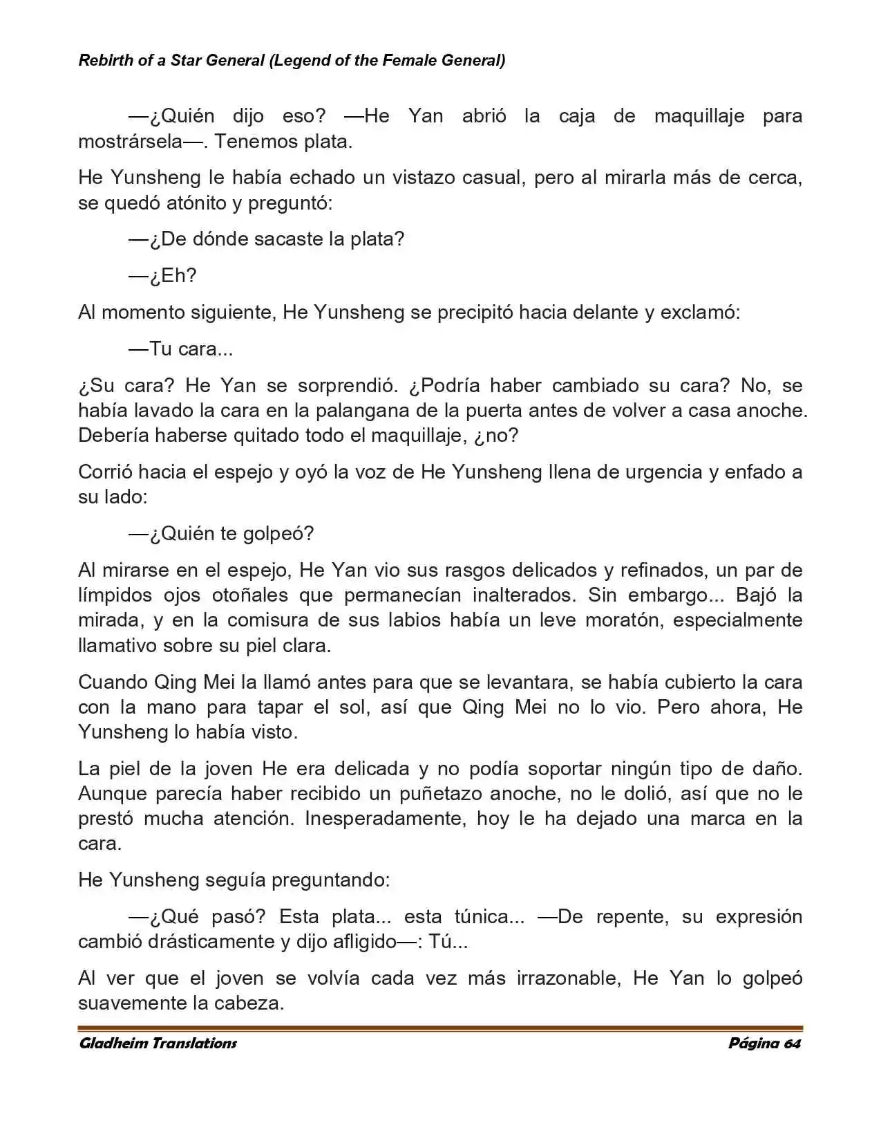 Rebirth Of A Star General (Novela) - Capítulo 12 - Página 4 - LectorTMOo